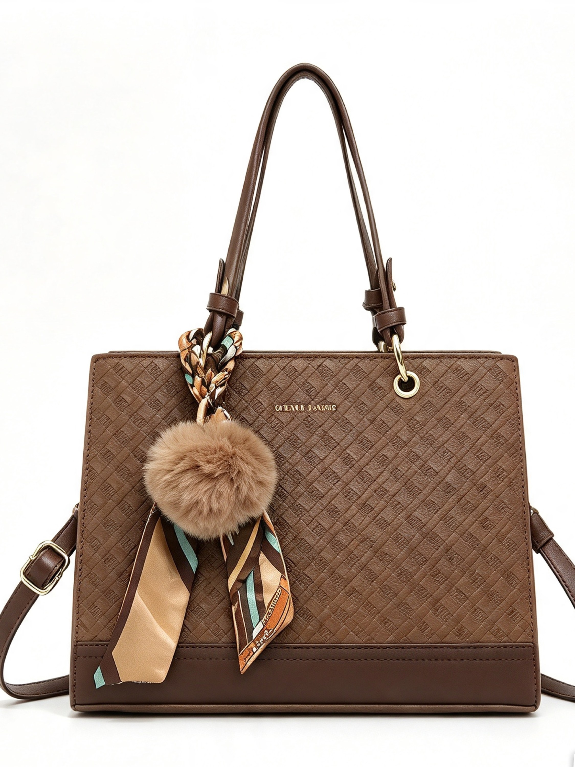 Bolsa feminina com chaveiro 8342