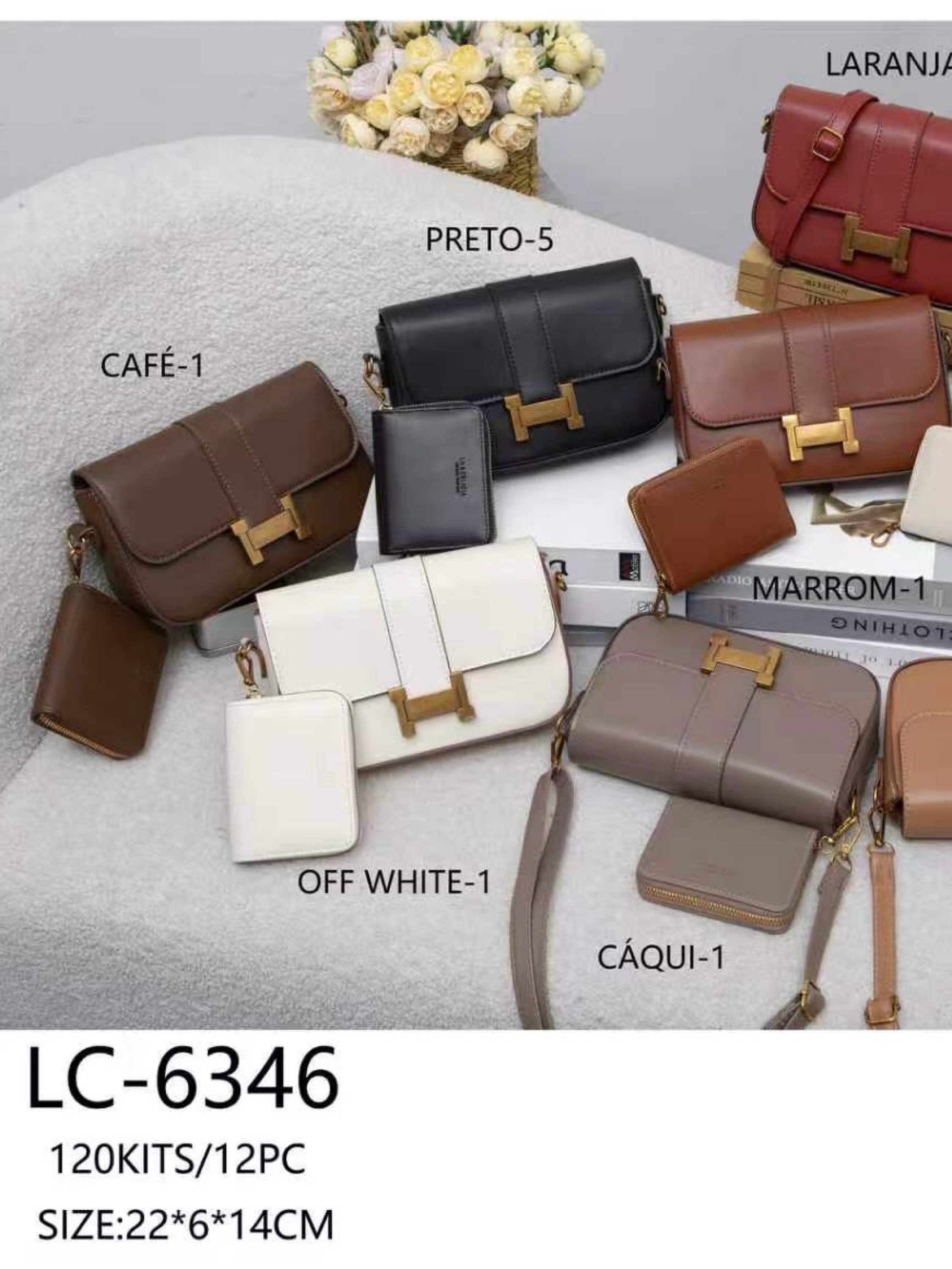 Bolsa de feminina com carteira 6346