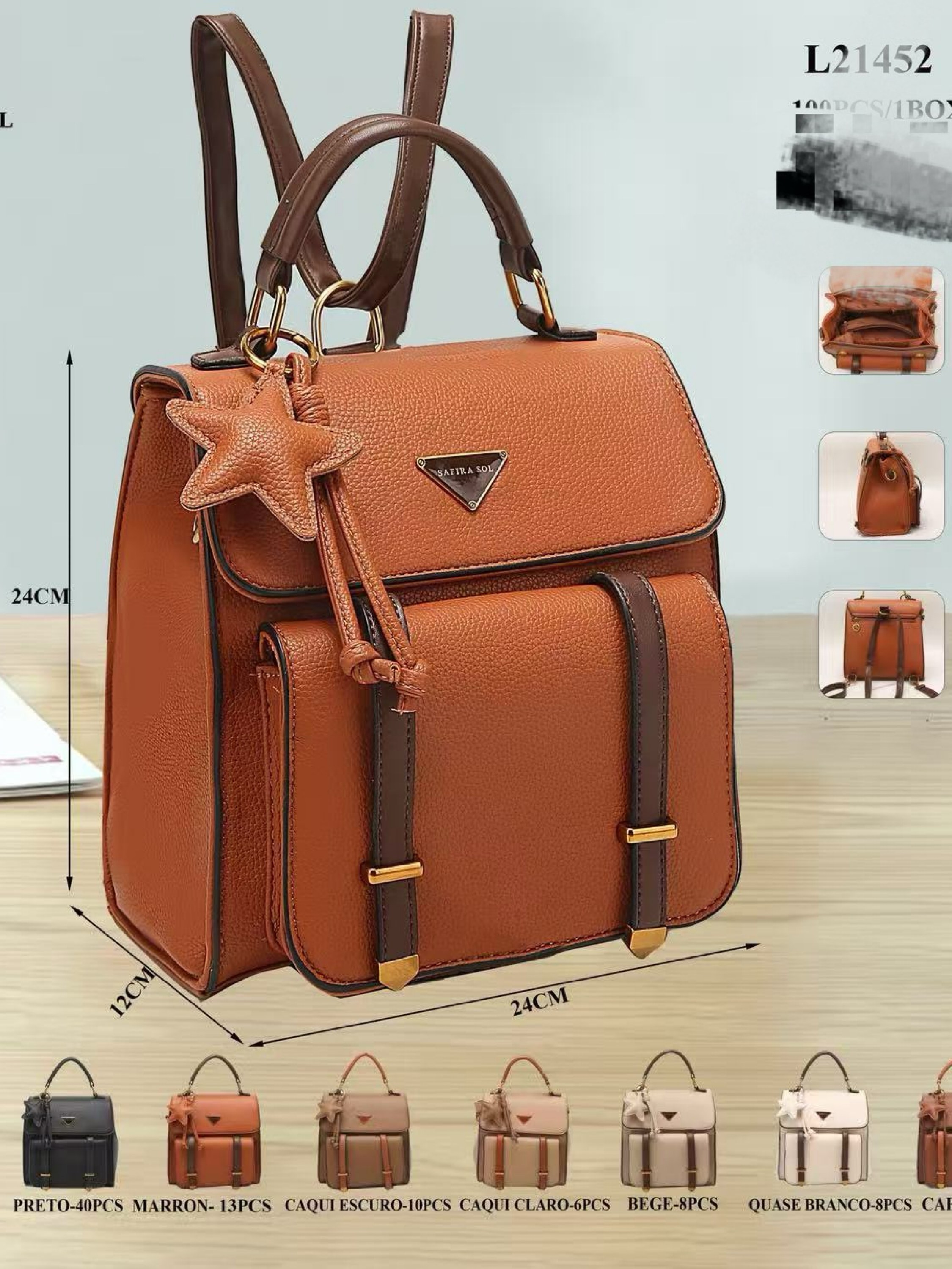 Mochila bolsa feminina 21452
