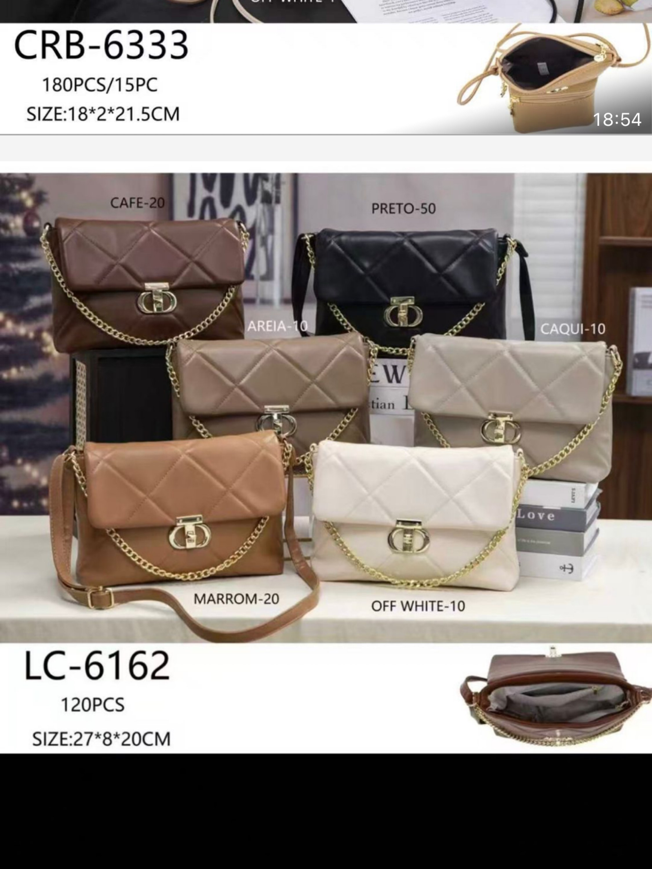 Bolsa de feminina de moda 6162