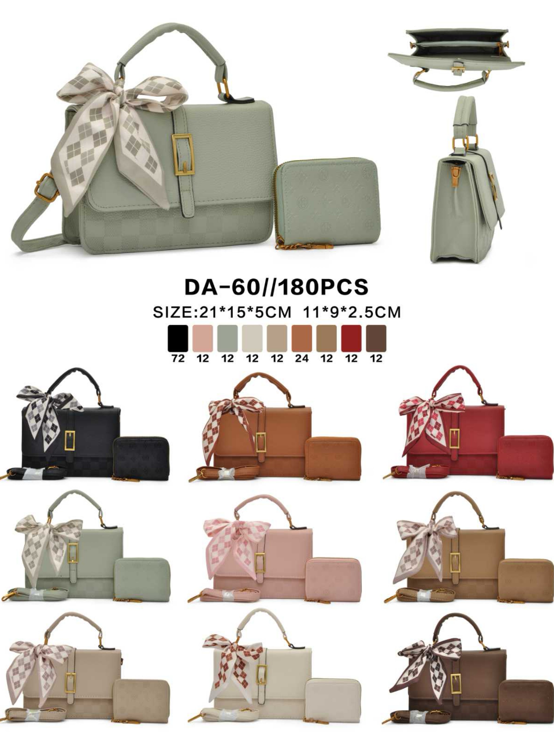 Bolsa feminina com carteira 60