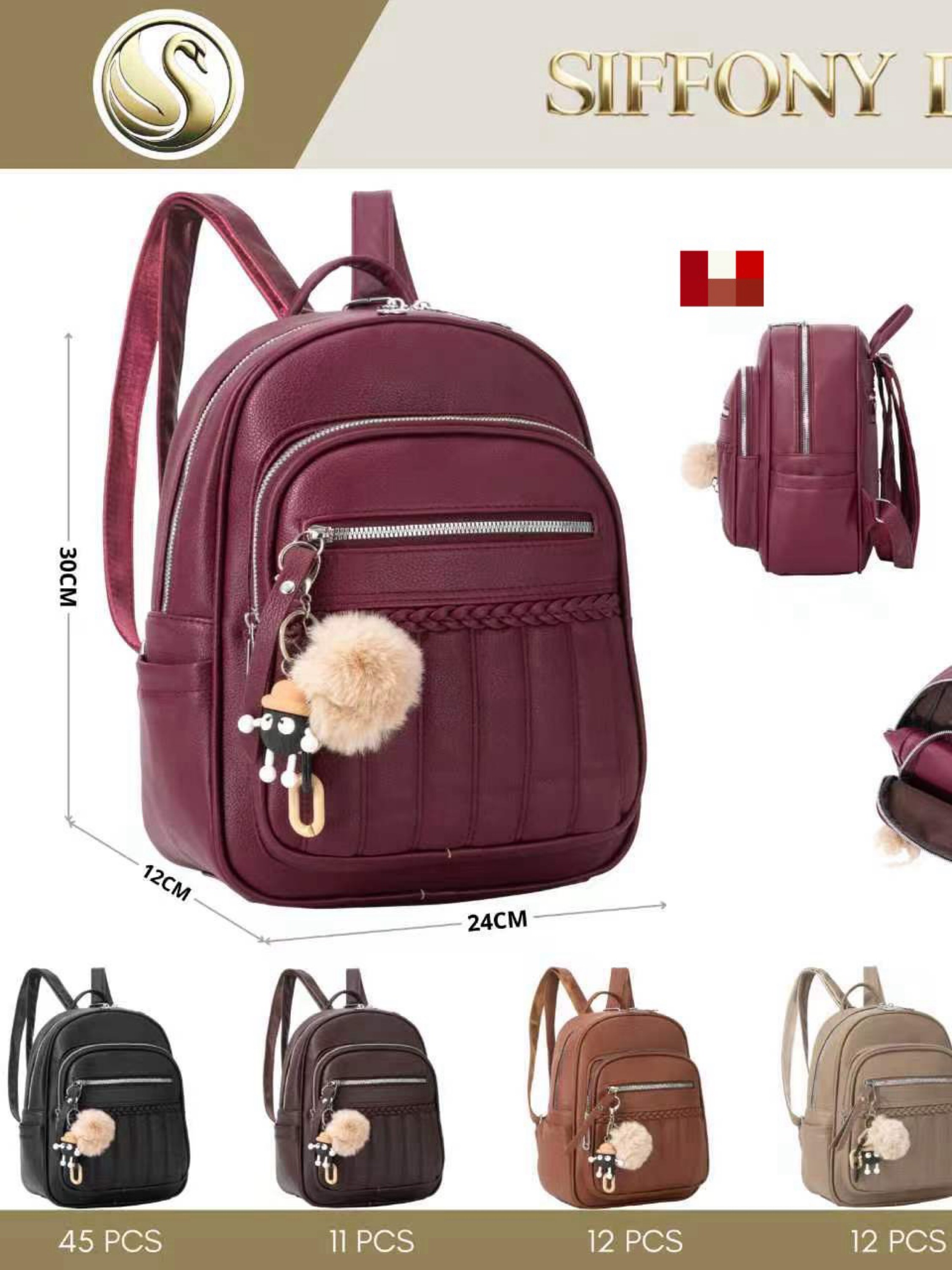 Mochila de feminina 12