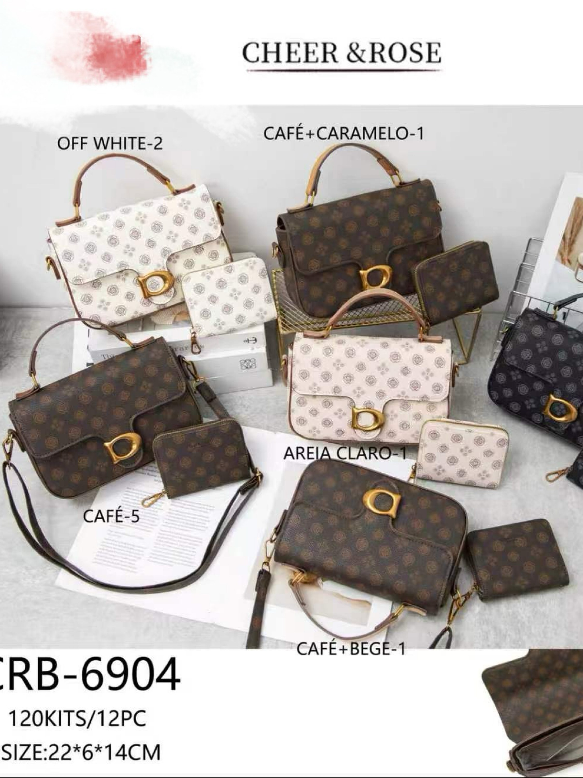 Bolsas feminina com carteira 6904