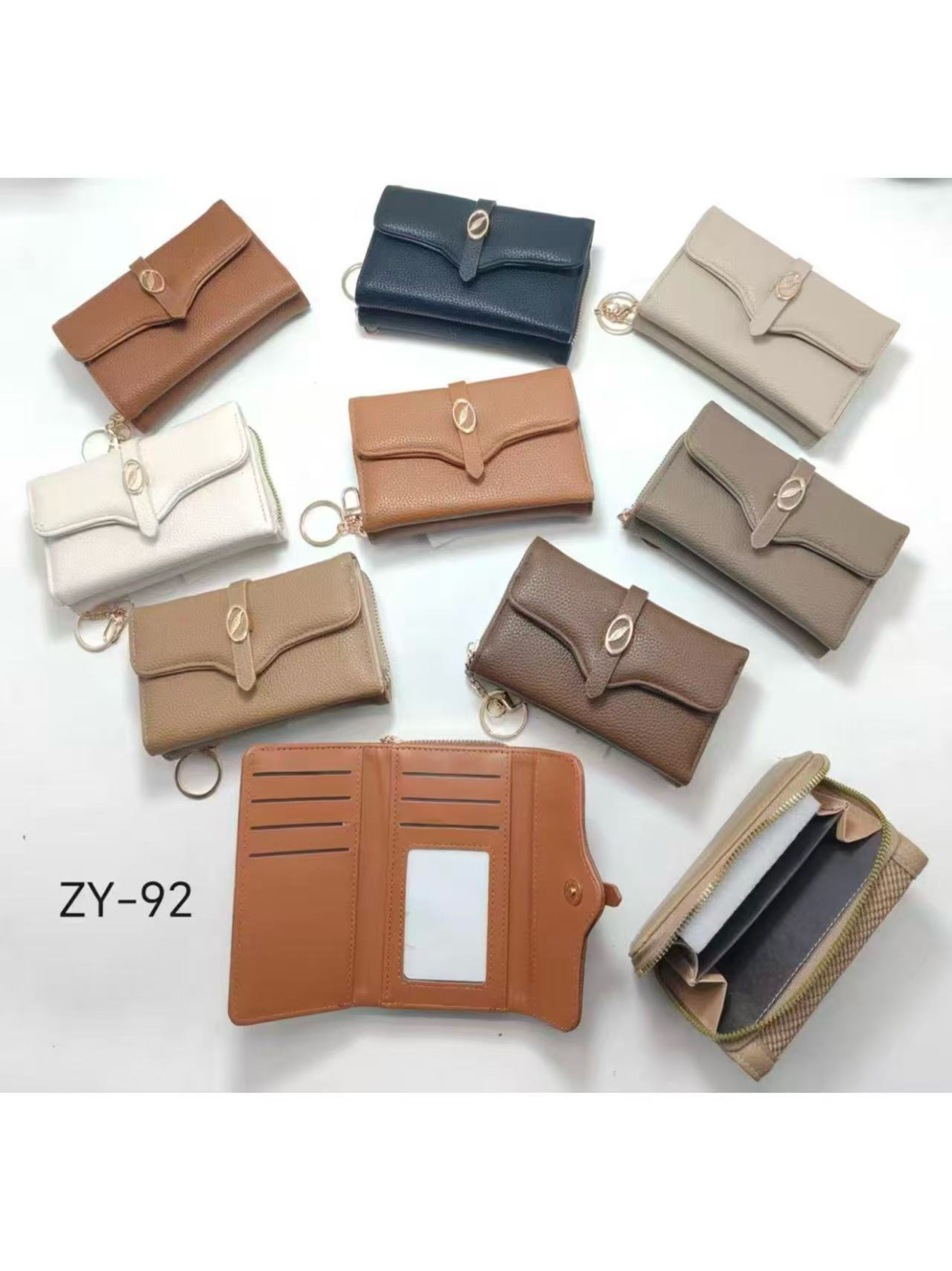 Carteira feminina kit com 15 pc zy-92
