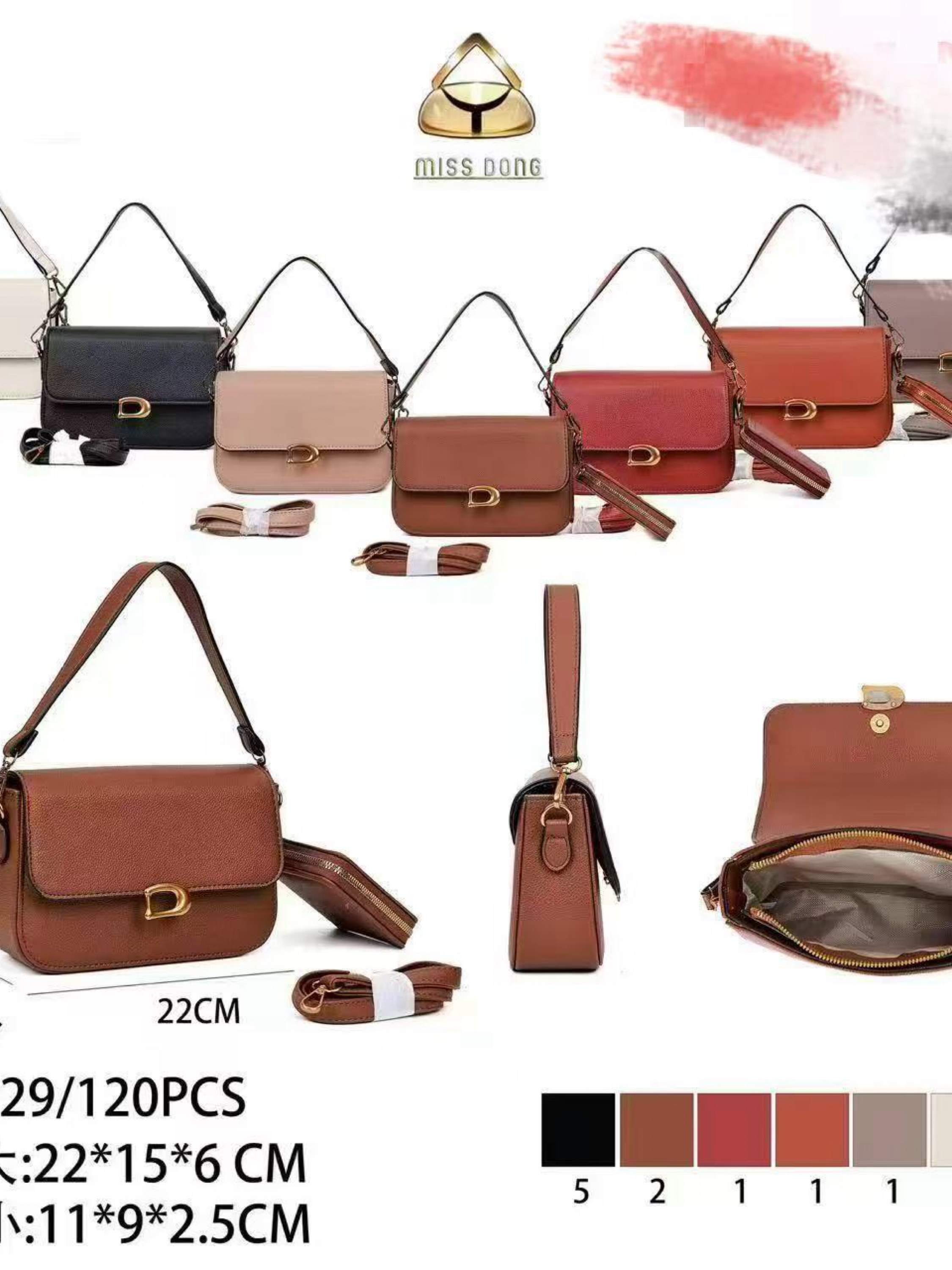 Bolsa feminina com carteira 1929