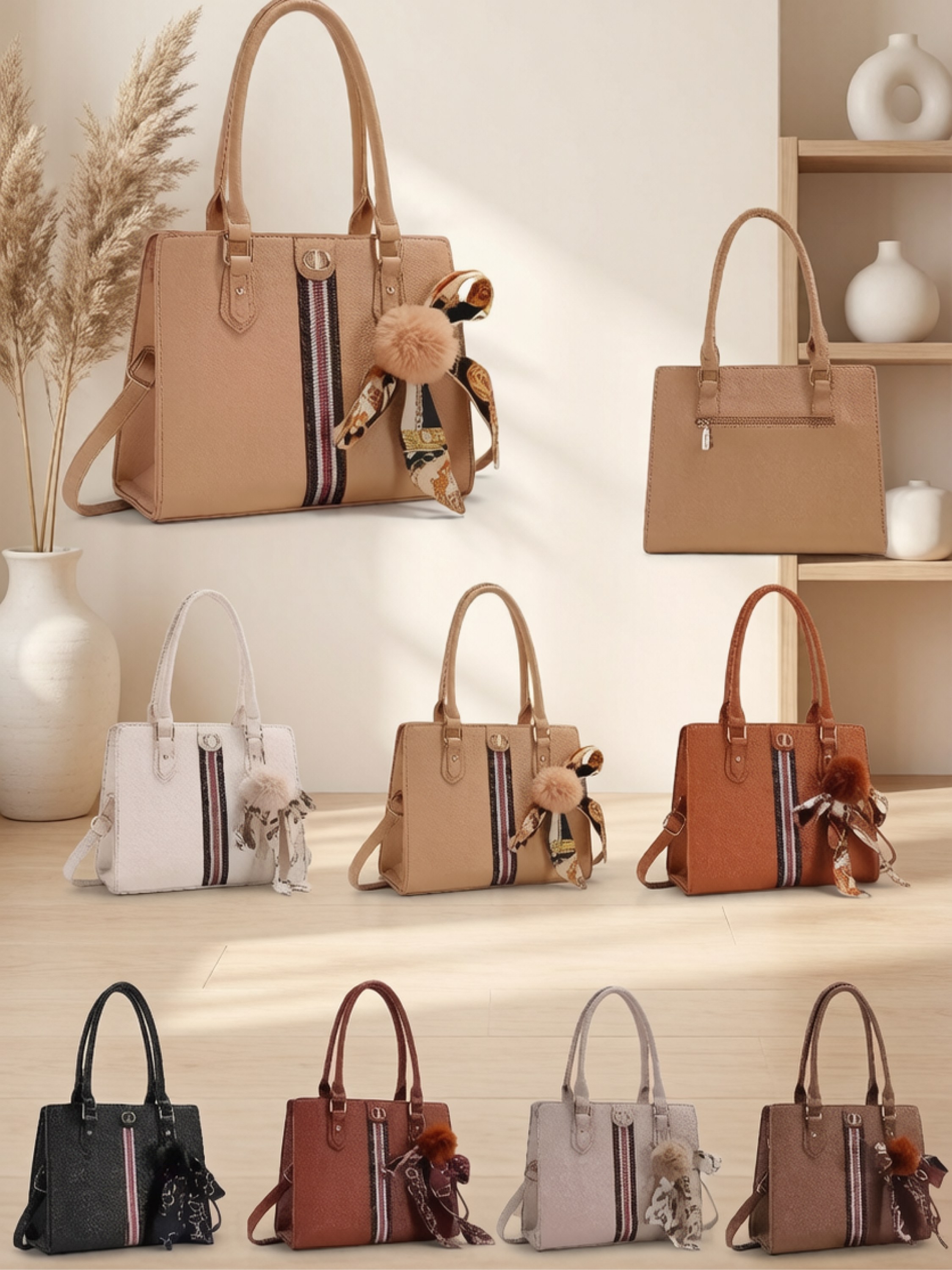 Bolsas feminina com chaveiro 08