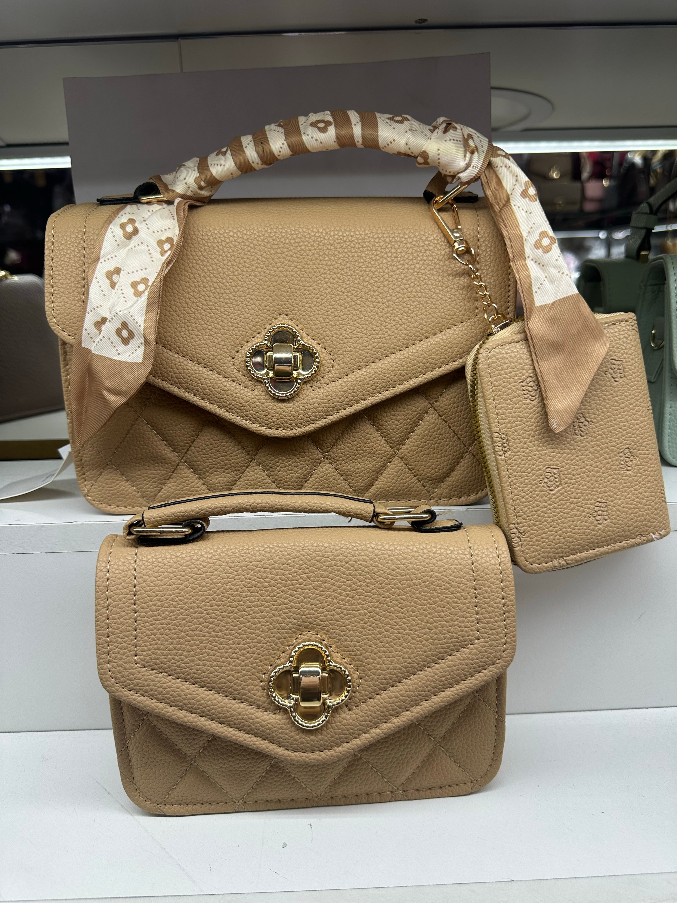 bolsa feminina kit 2 pc com chaveiro 198