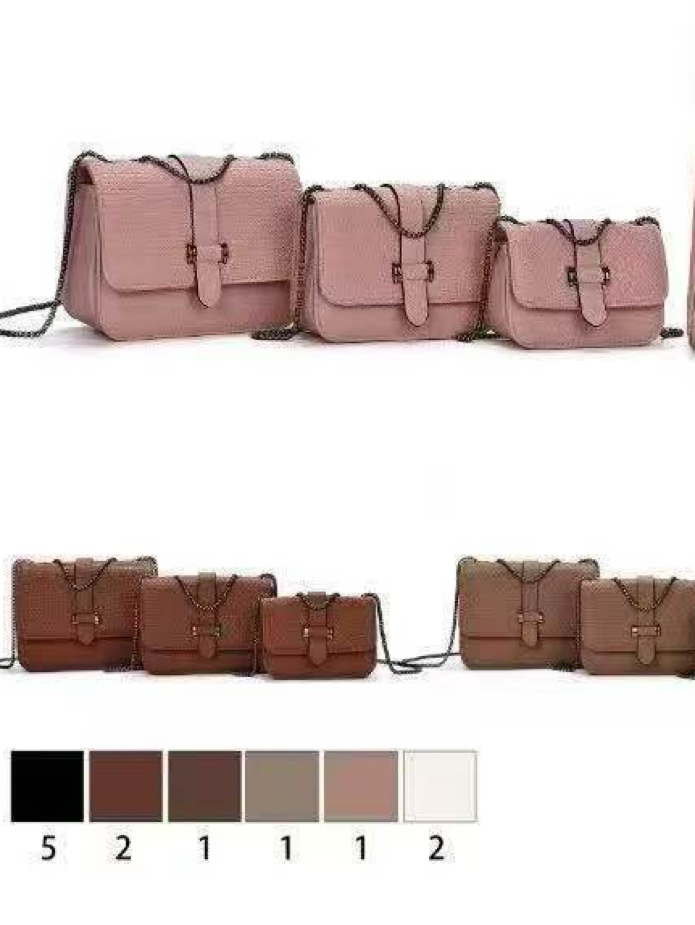 Bolsa feminina kit clm 3 pc 868