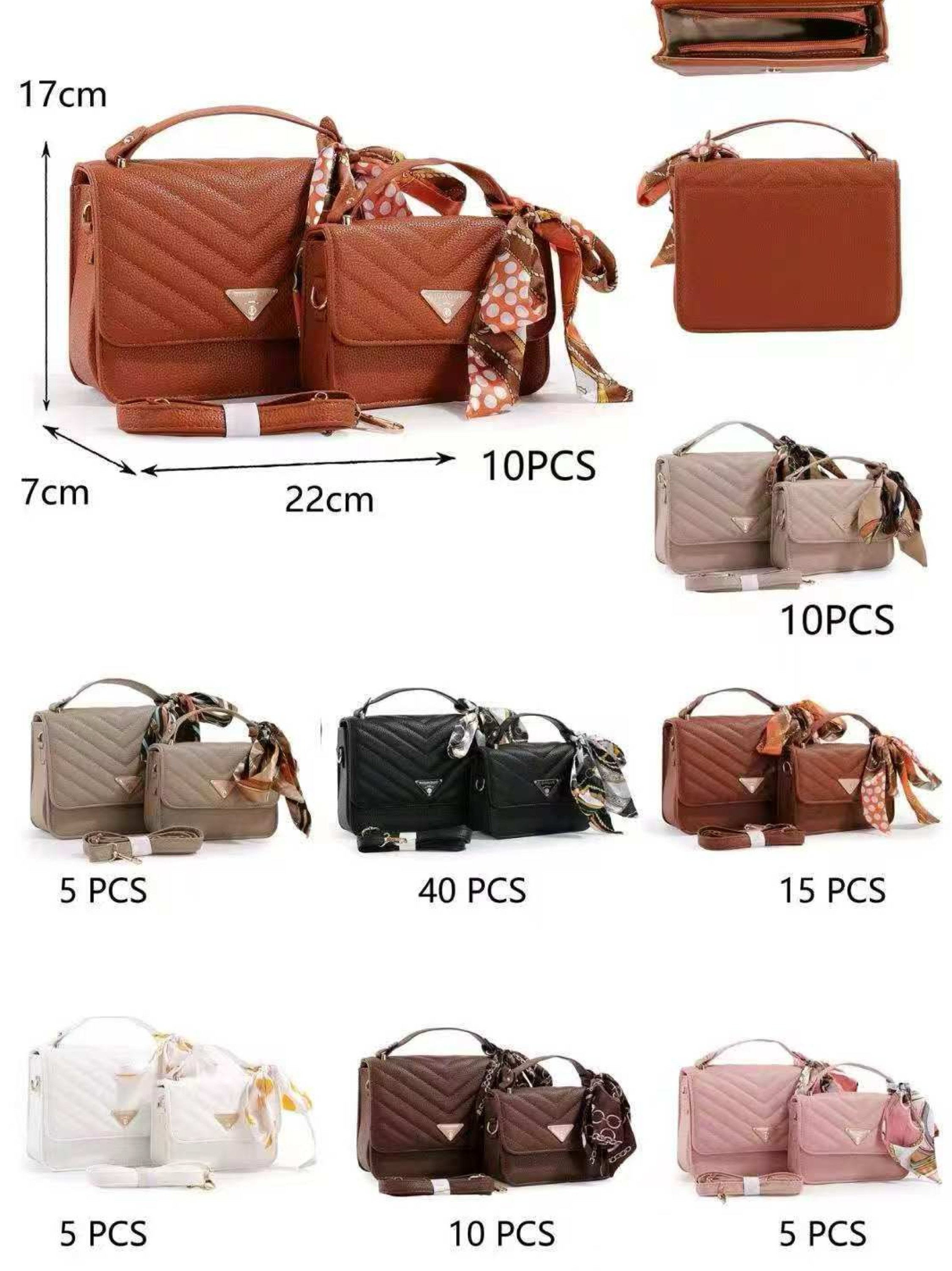 Bolsa feminina com kit2 pc 32005