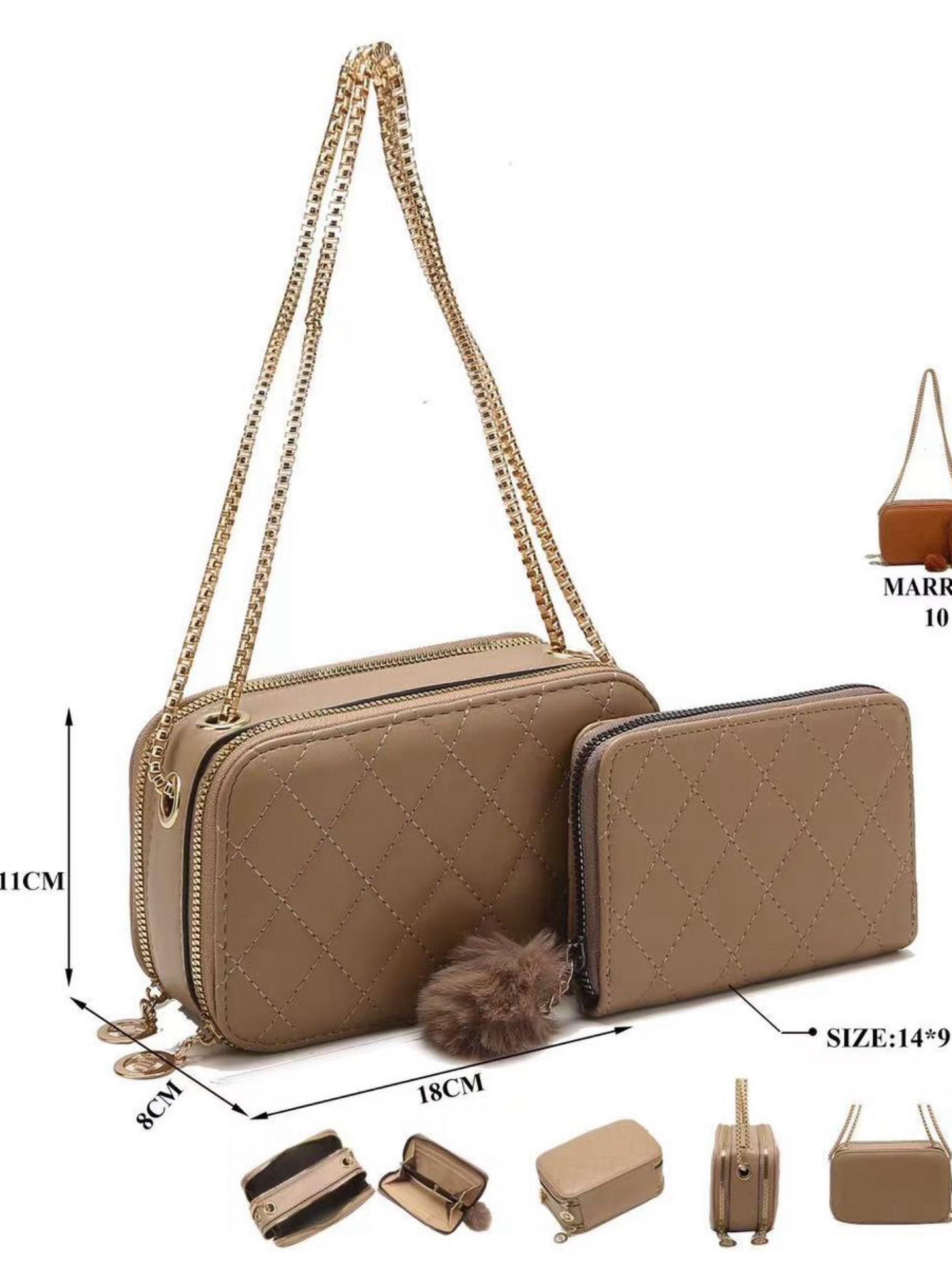 Bolsas de lado de corrente