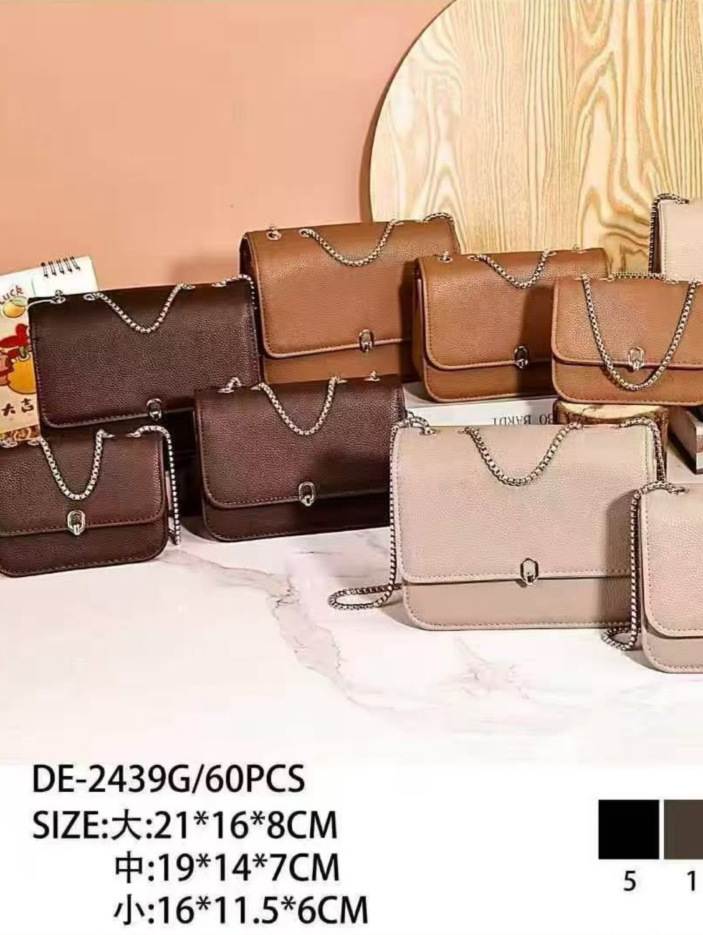 Bolsas transversal kit 3 peças