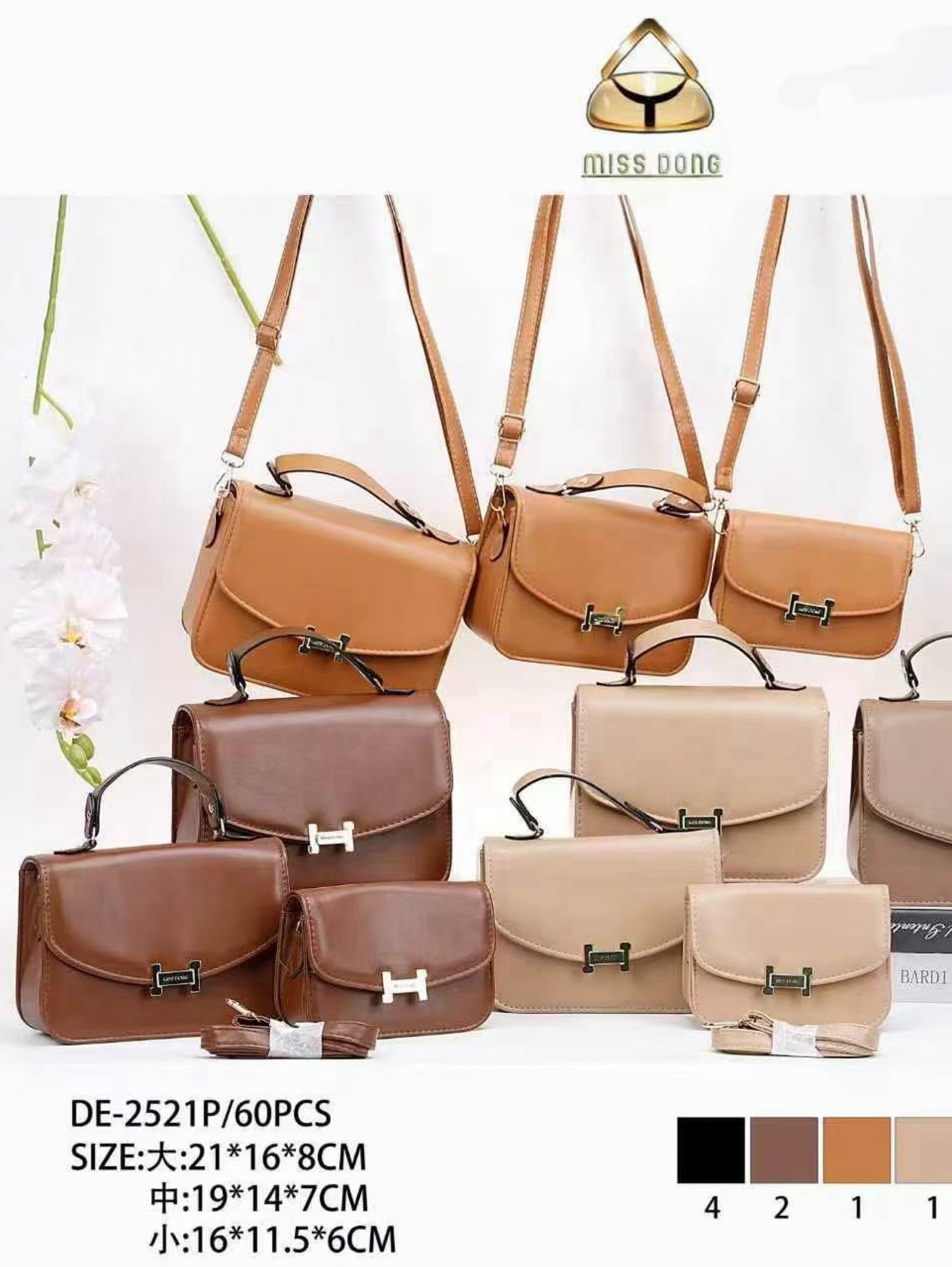 Bolsas transversal kit 3 peças
