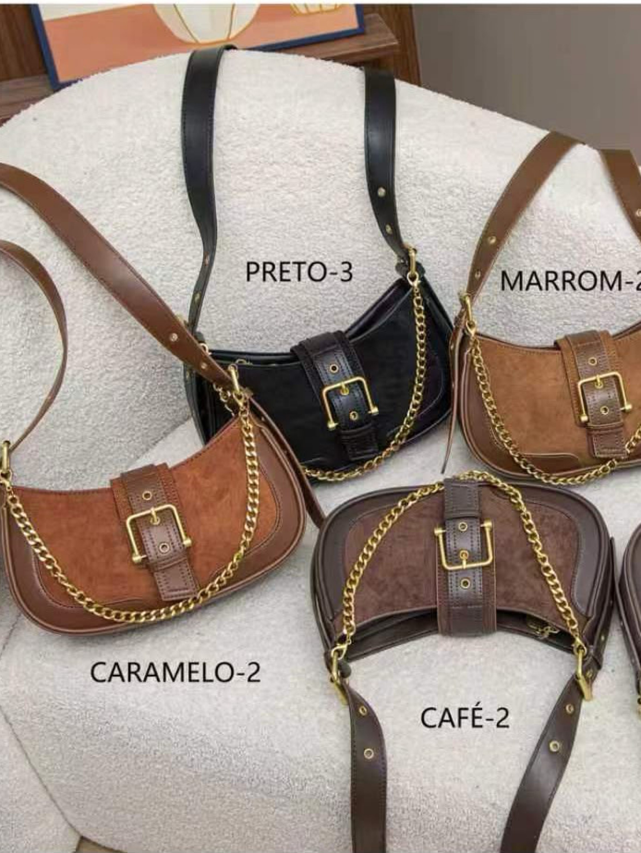 Bolsas transversal meia lua