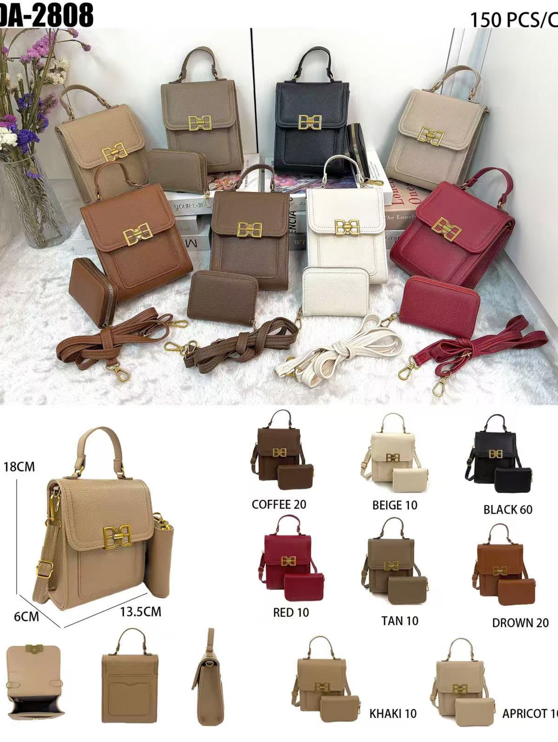 Bolsas carteira transversal