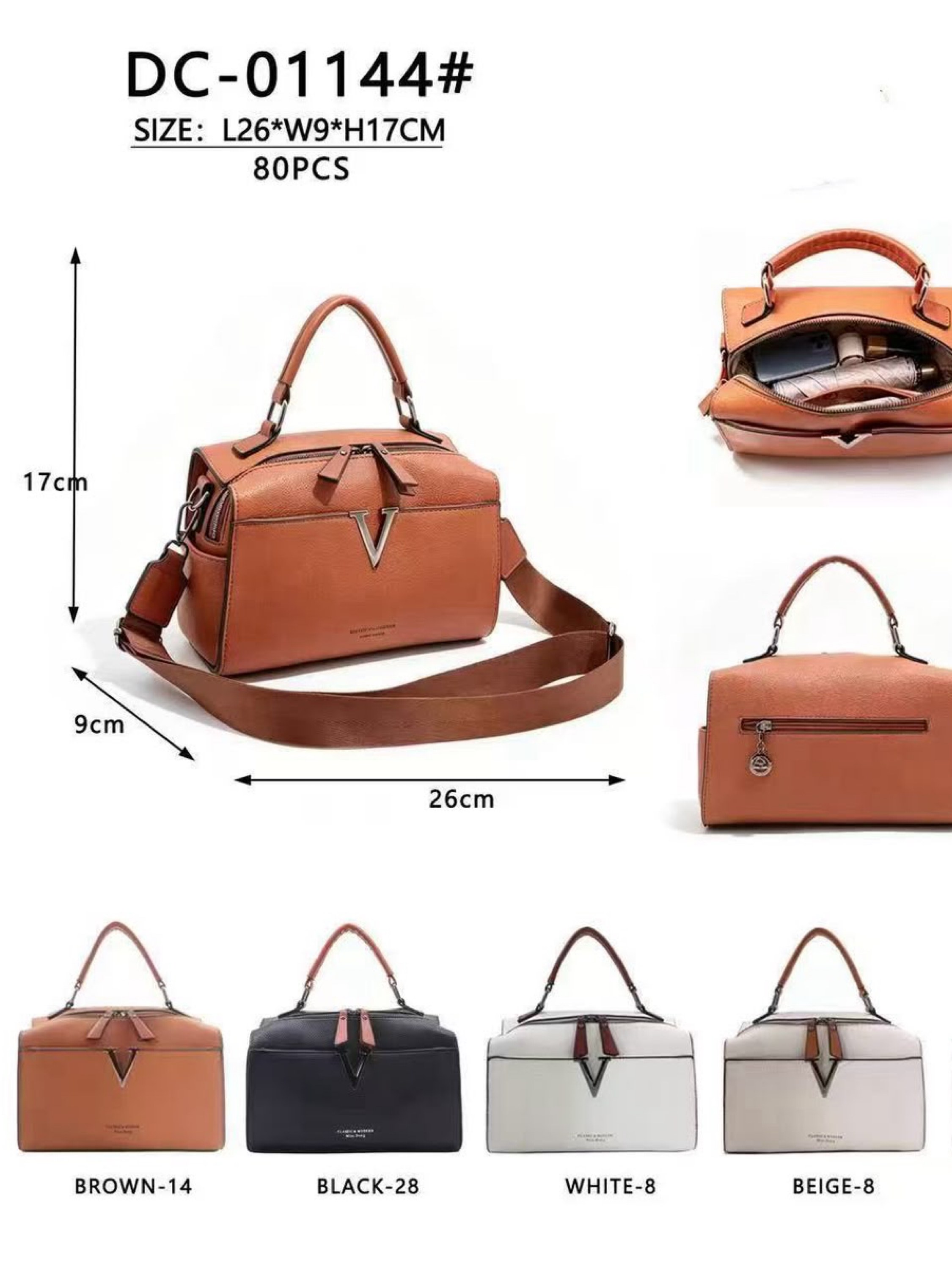 Bolsas transversal baú