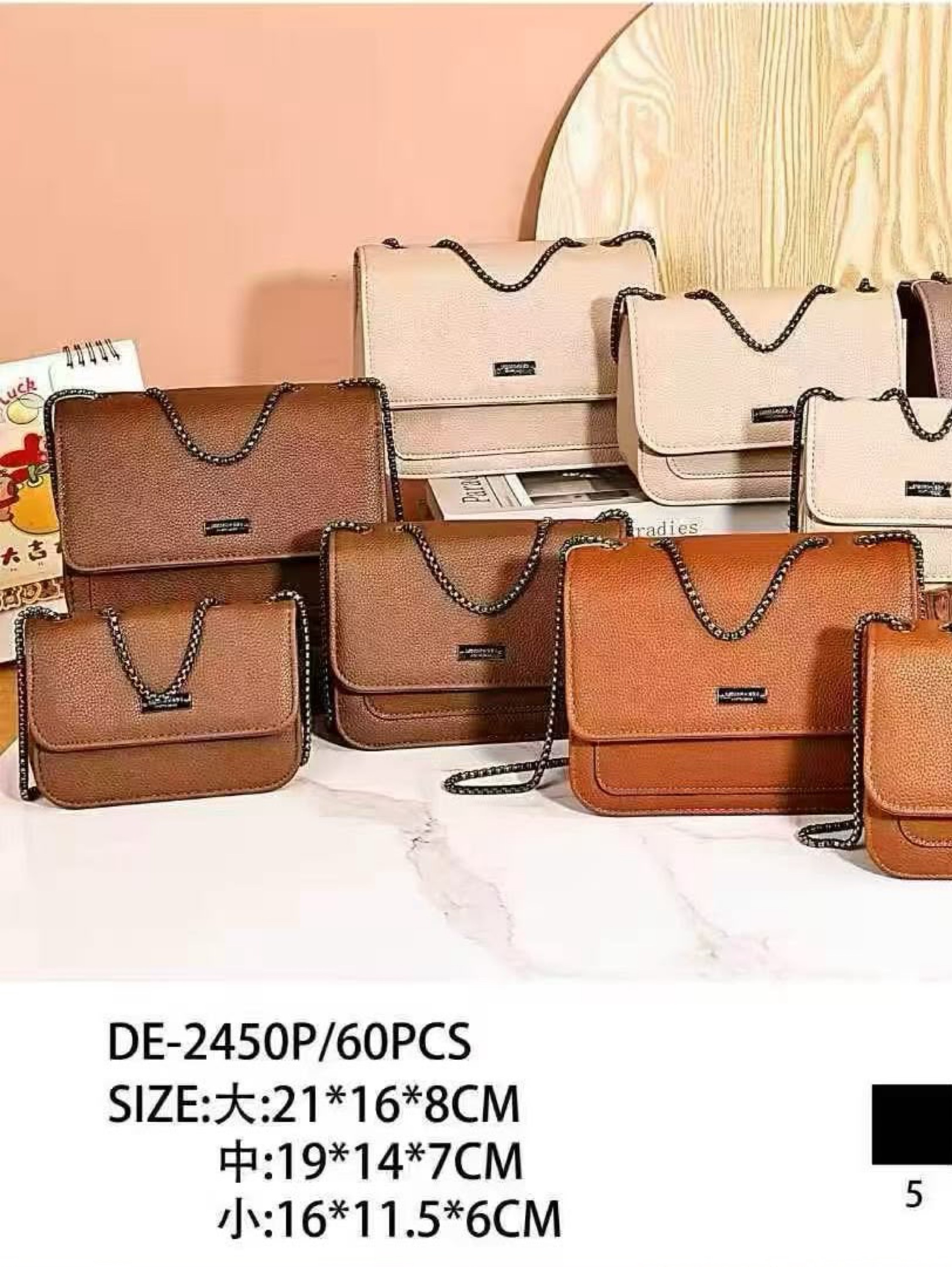 Bolsas de corrente kit 3 peças