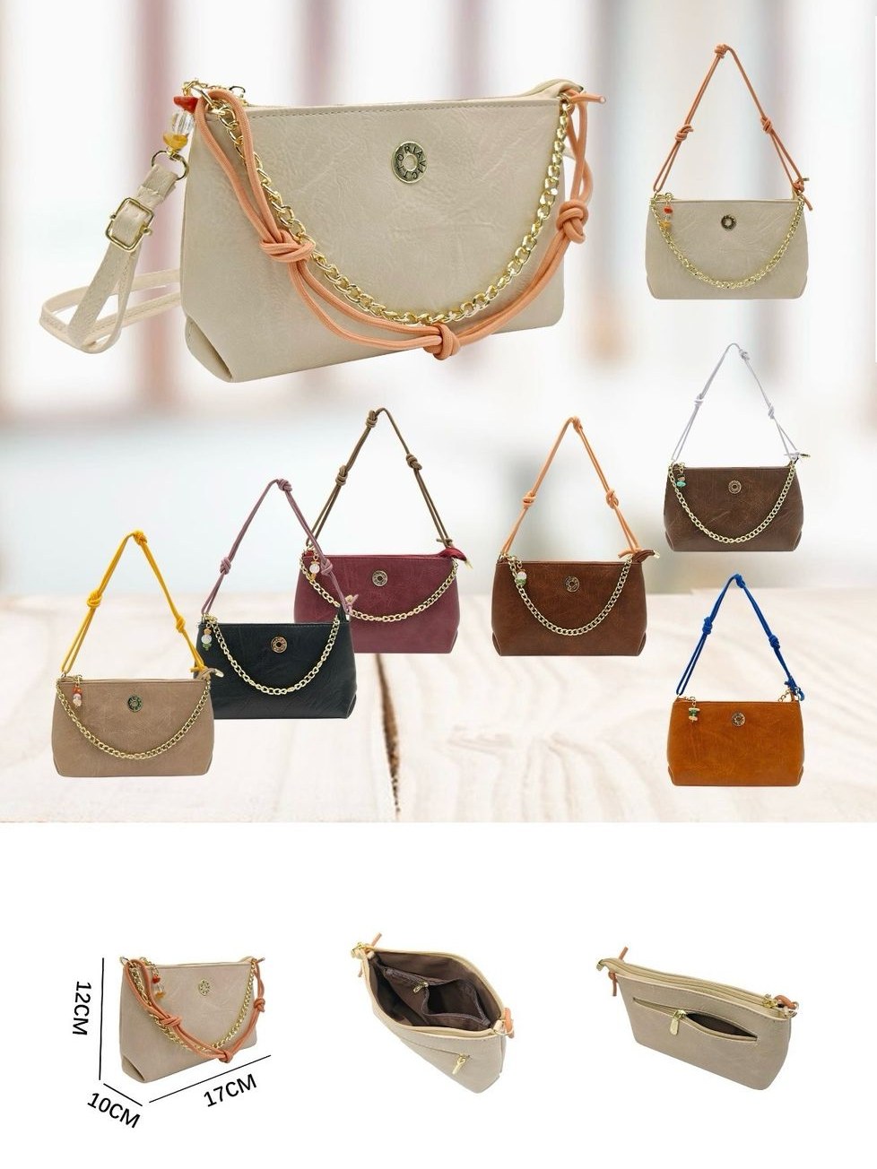 Bolsa pequena c/ divisória. Cód.5537