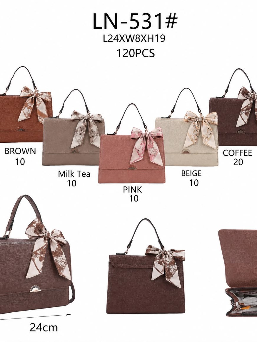 Bolsa pequena com lenço