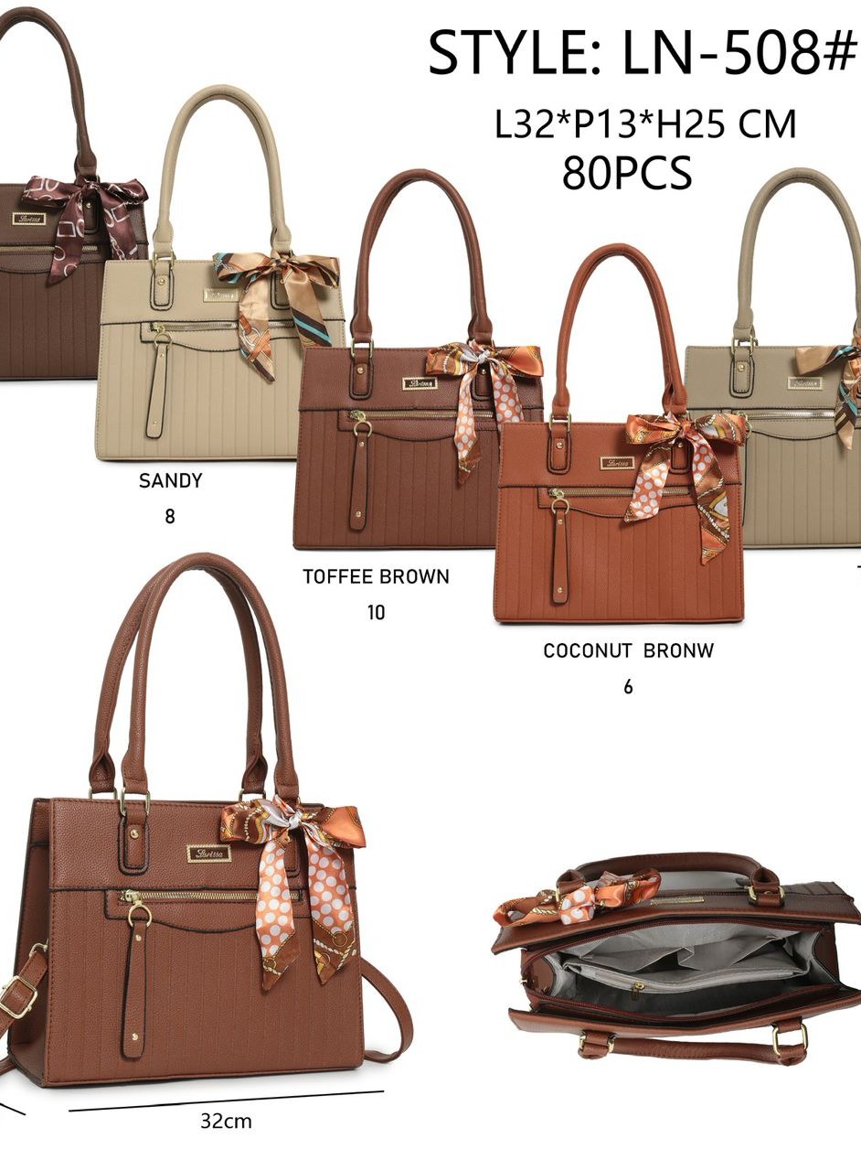 Bolsa grande com lenço