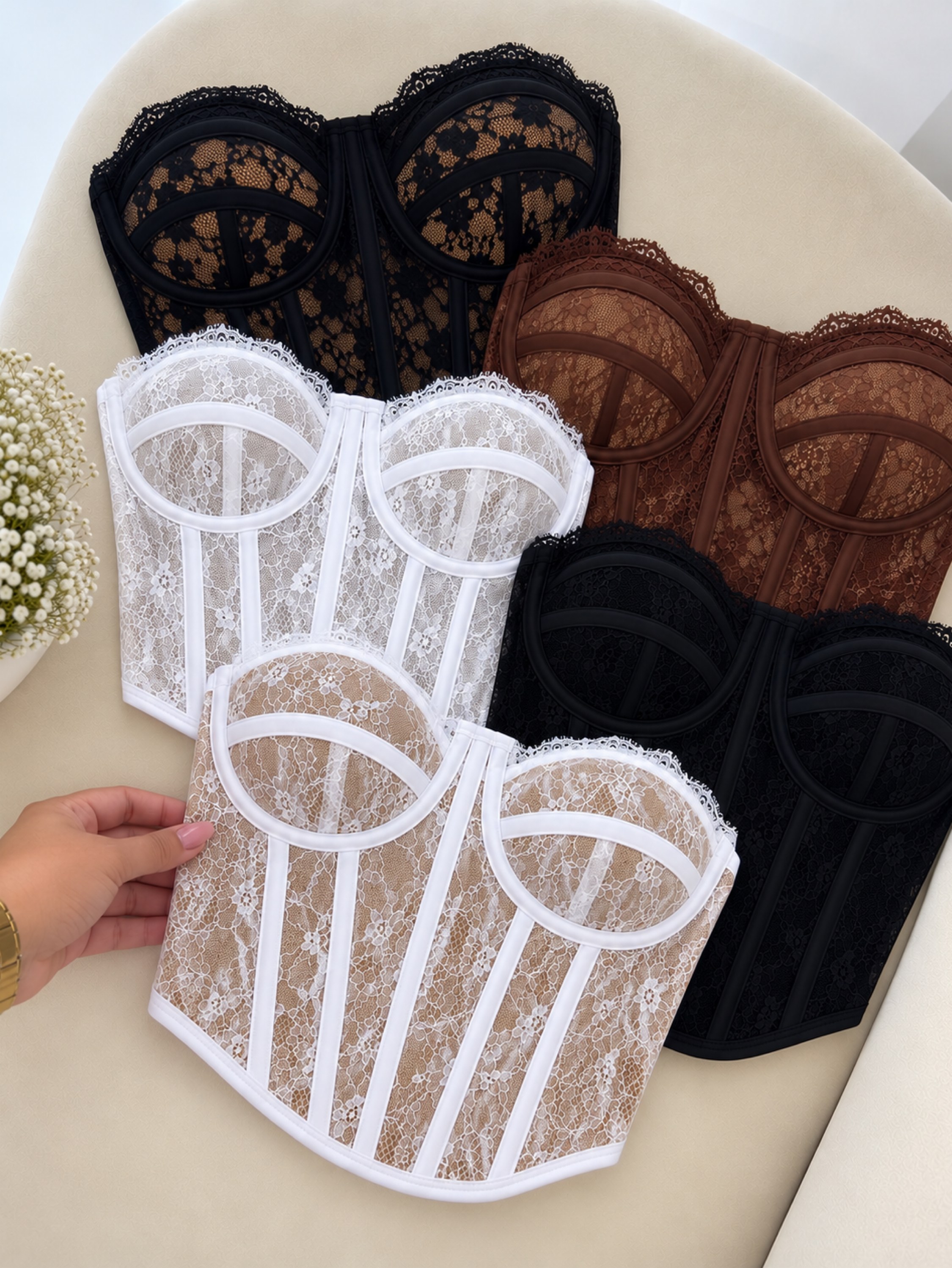Corselet Eva renda