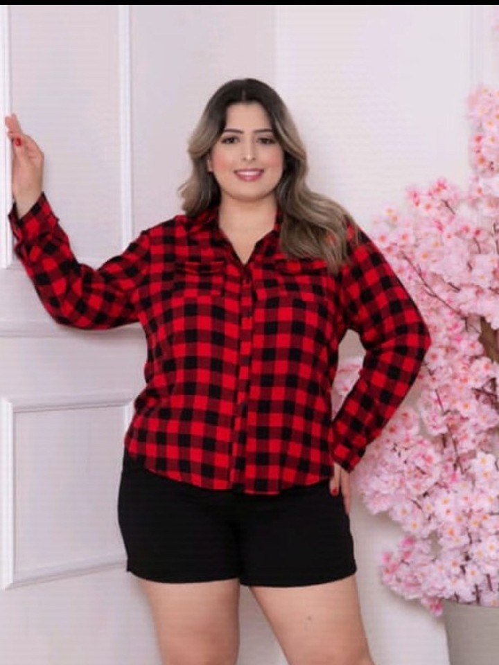Camisa Xadrez Plus