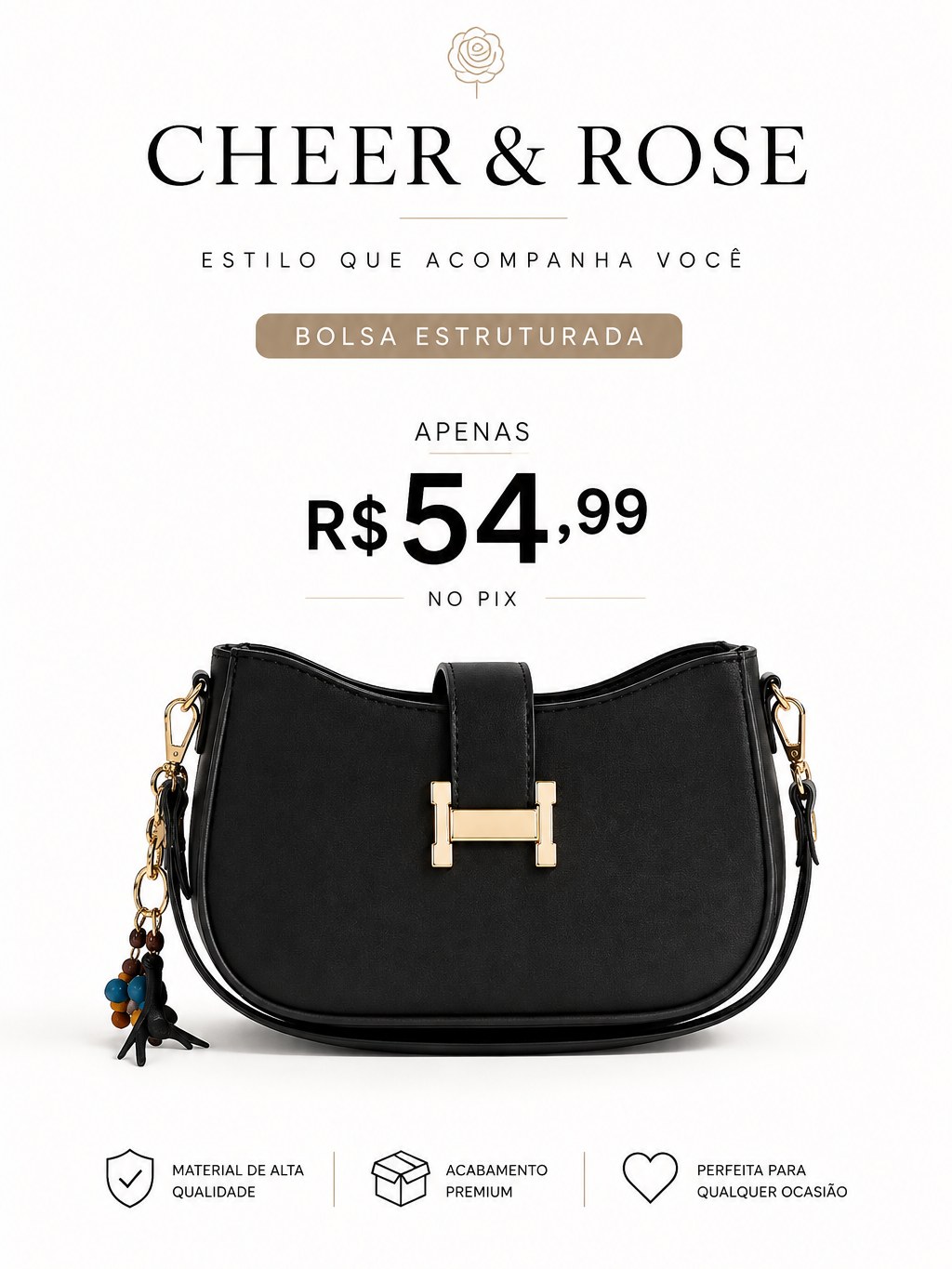Meia Lua Cheer & Rose Premium N°1