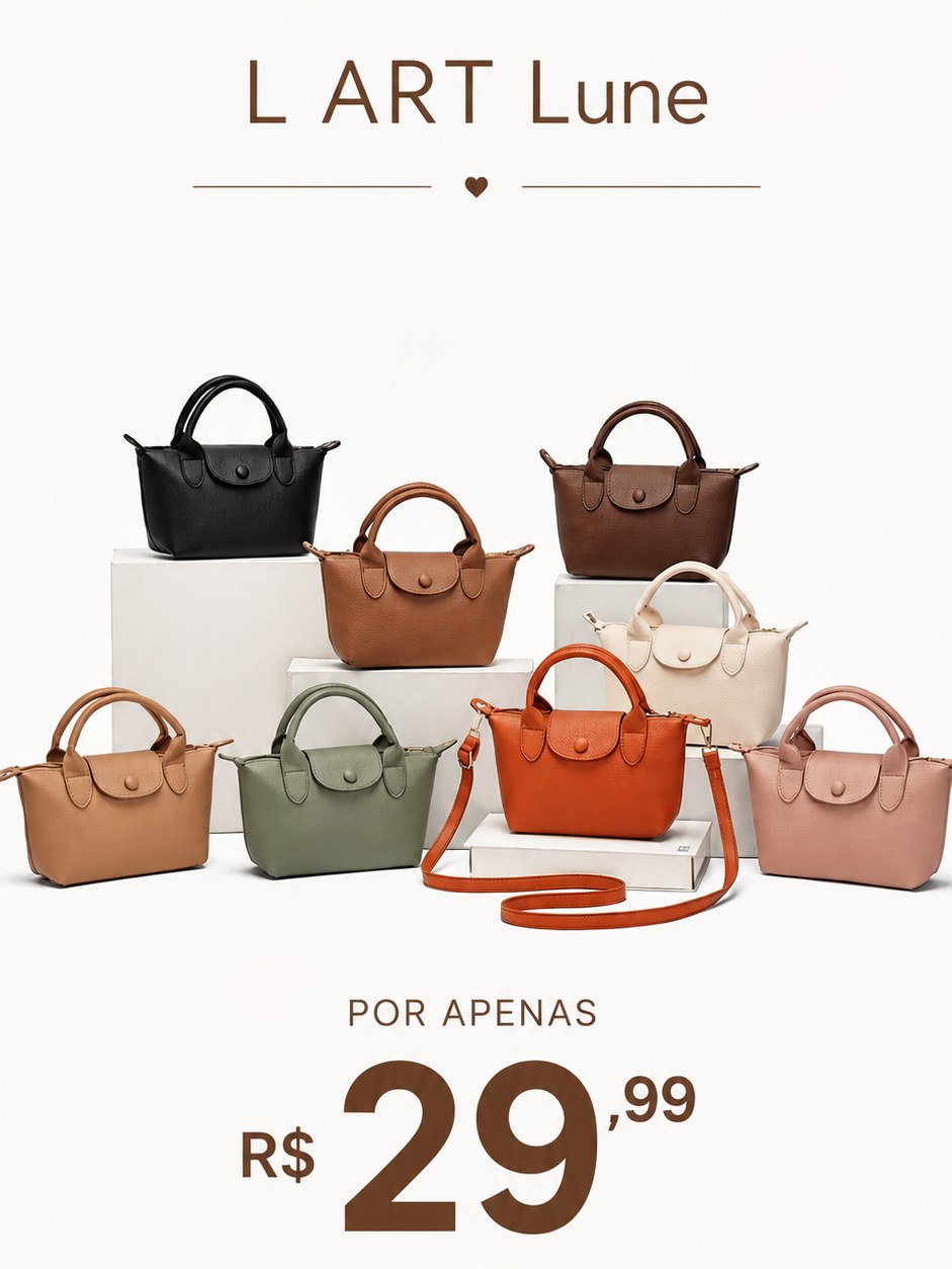 Bolsa Feminina L ART Lune Casual