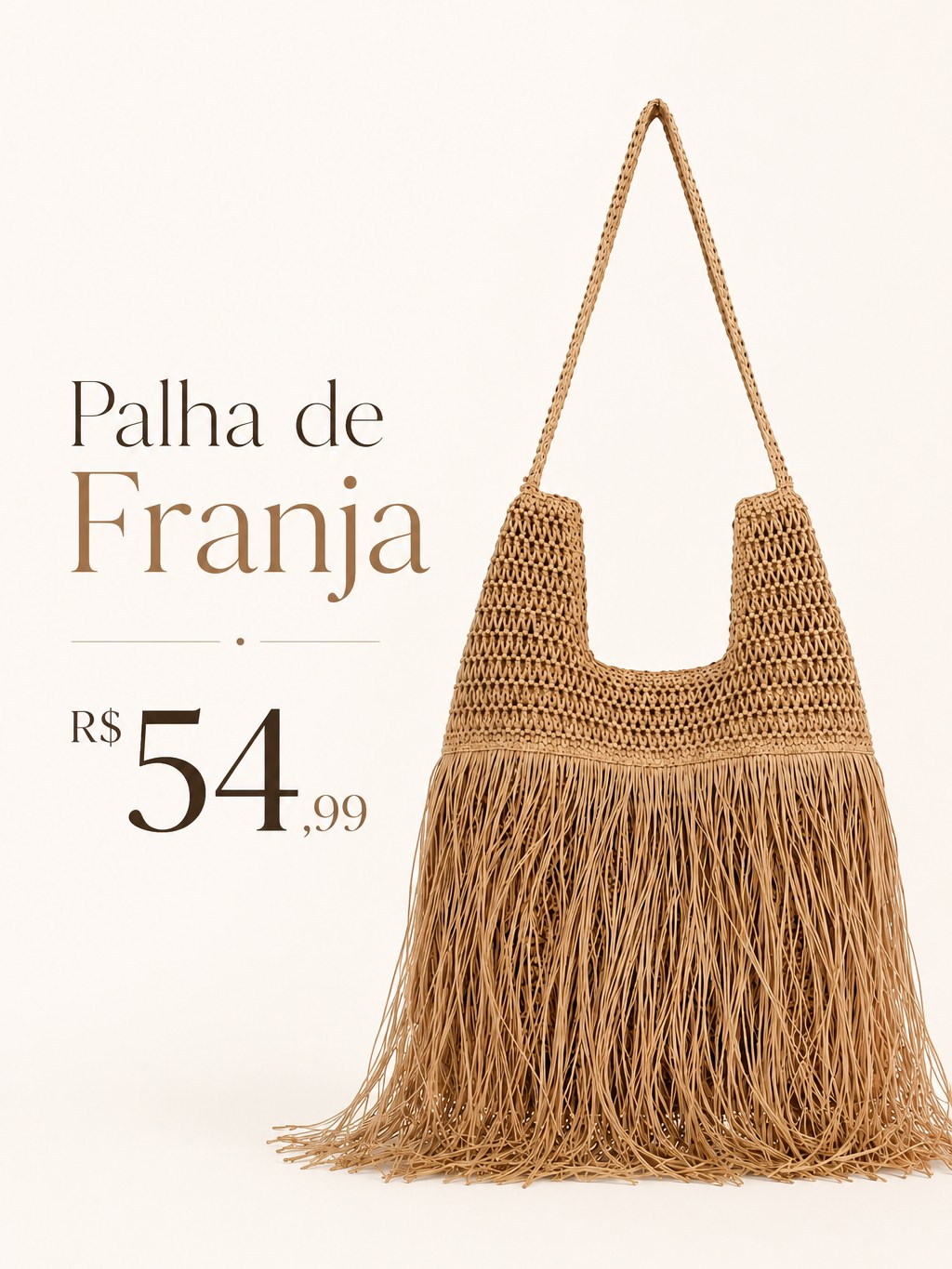 Bolsa de Palha de Franja