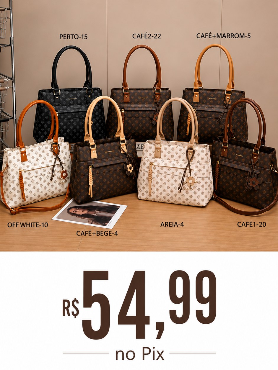 Bolsa Feminina CHEER ROSE Premium N° 33