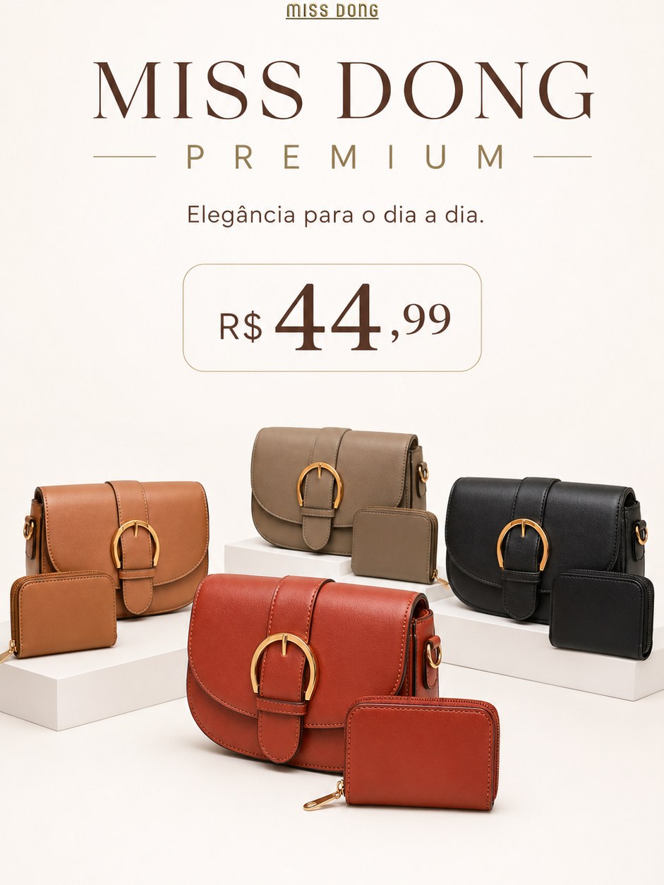 Bolsa Feminina Miss Dong Premium