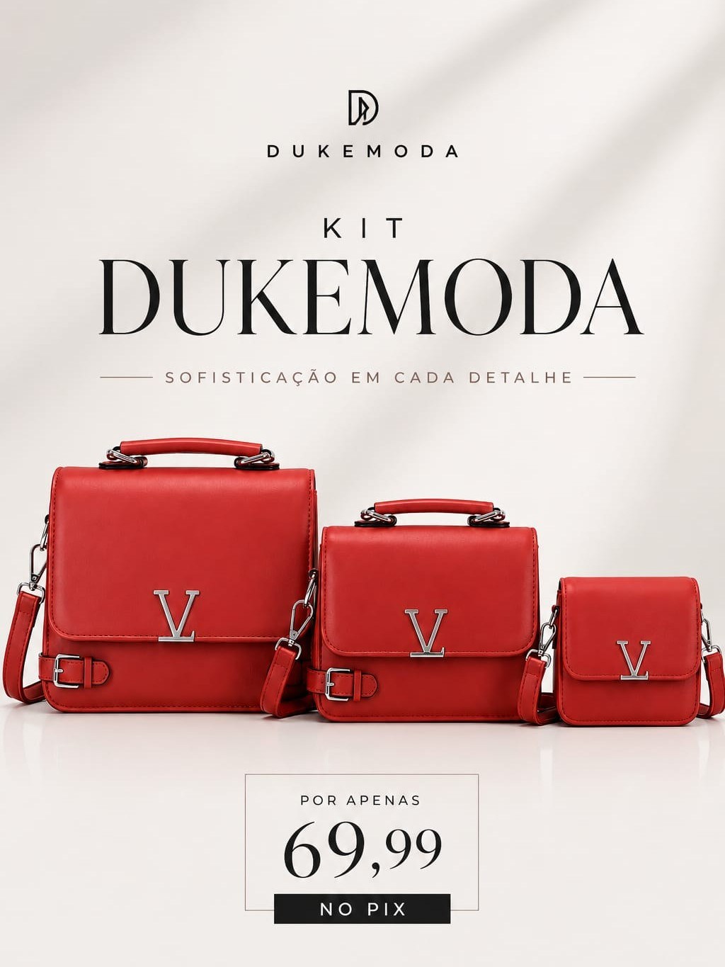 Kit 3 em 1 Duke Modas Linha Premium