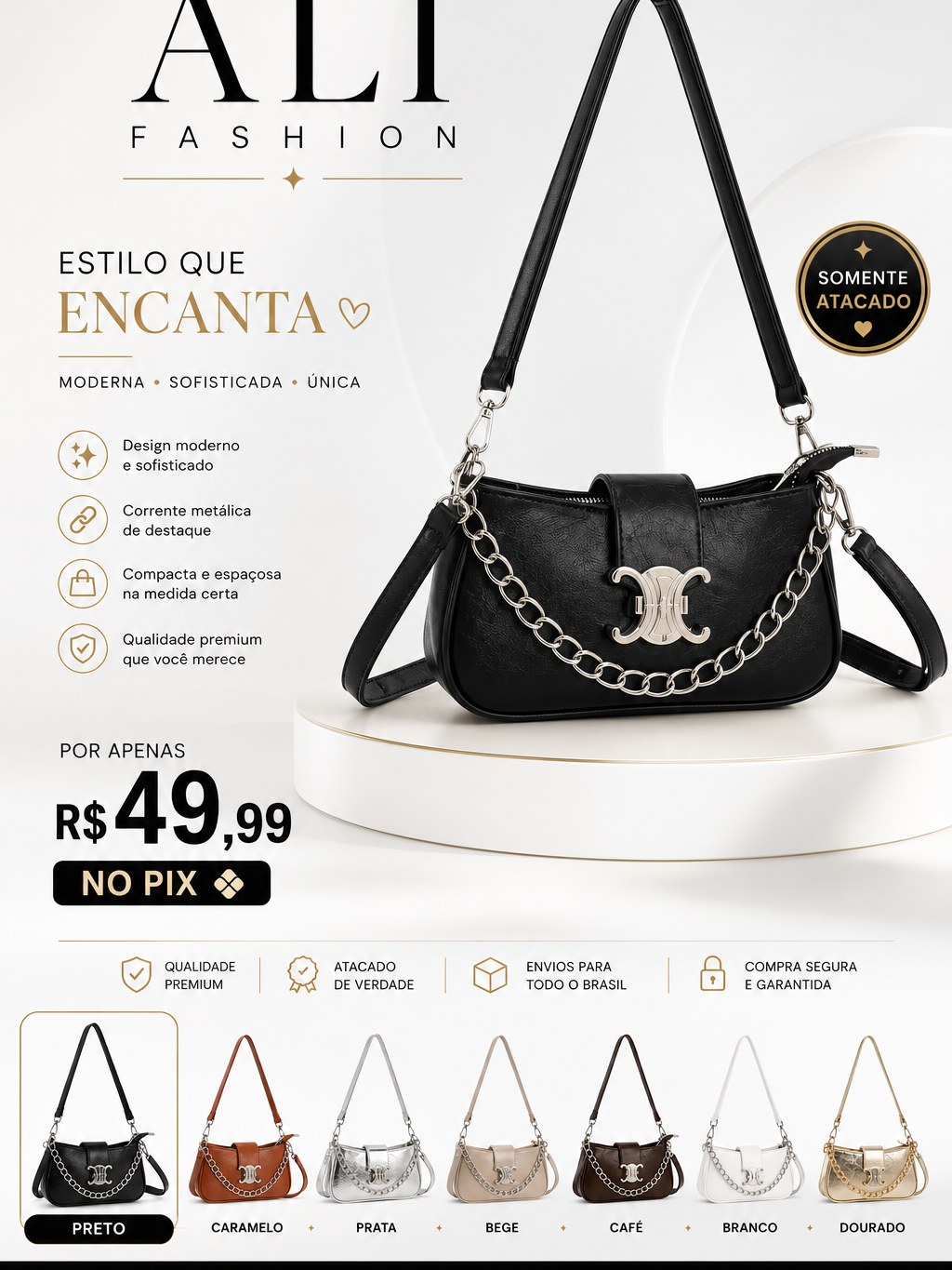 Bolsa Ali Fashion Premium