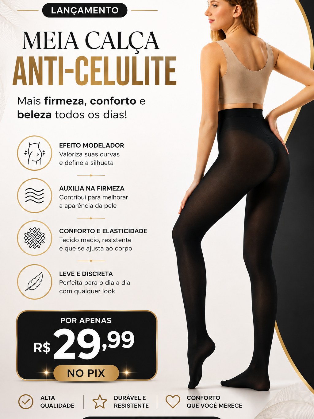 Meia Calça Anti Celulite Slim