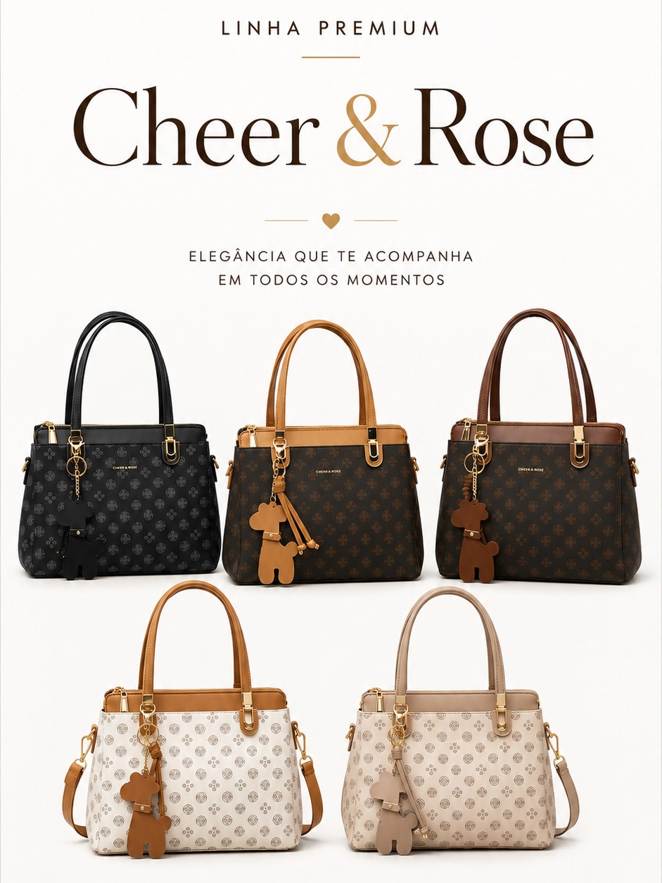 Bolsa Feminina Cheer Rose Premium
