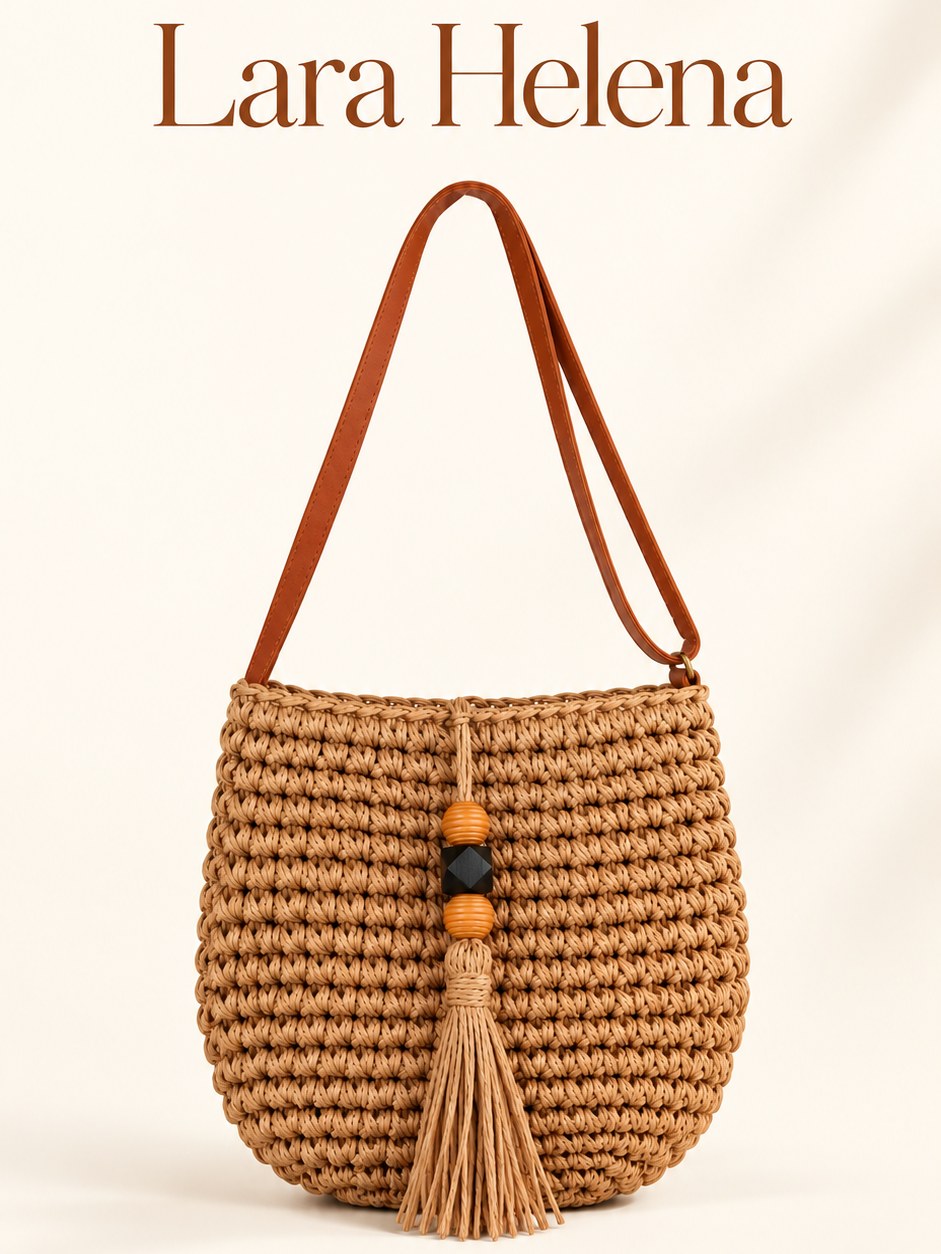 Bolsa Feminina de Palha Lara Helena