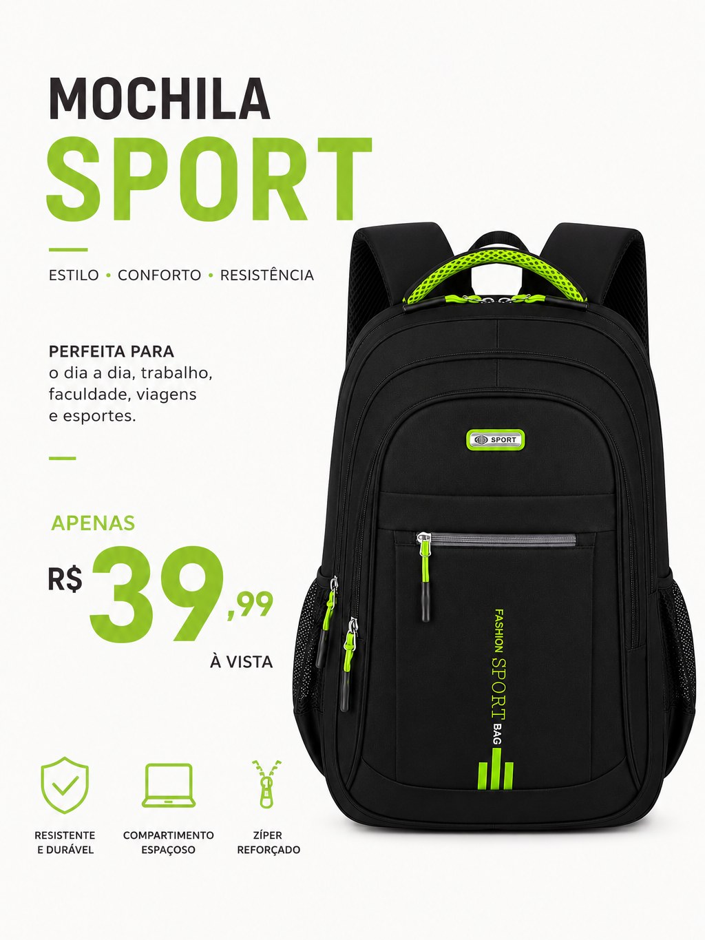 Mochila Masculino Sport