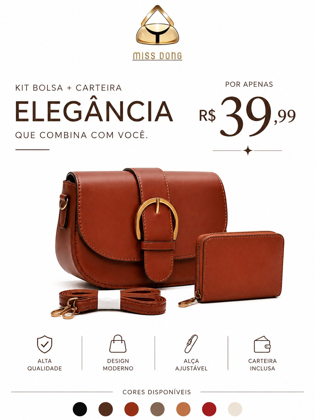Bolsa Feminina Miss Dong Premium