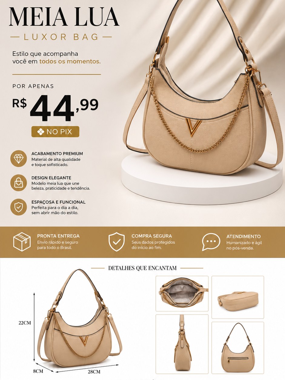 Meia Lua Luxor Bag