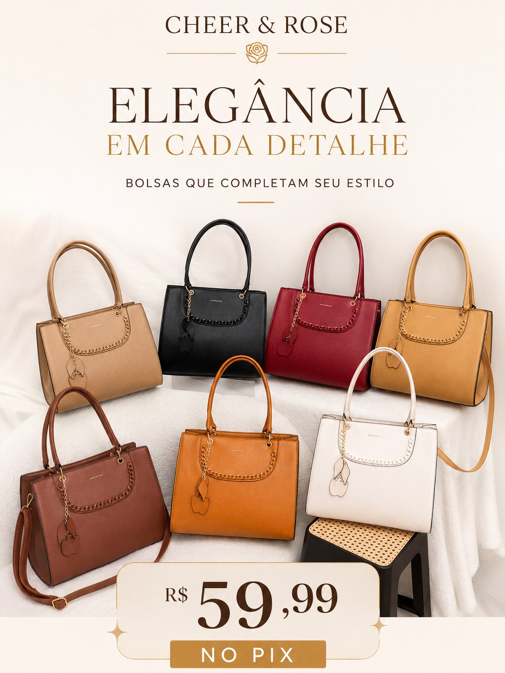 Bolsa CHEER & ROSE