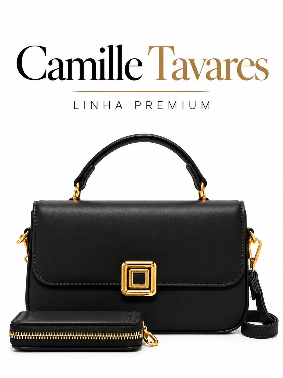 Bolsa Feminina Camille Tavares -Premium-