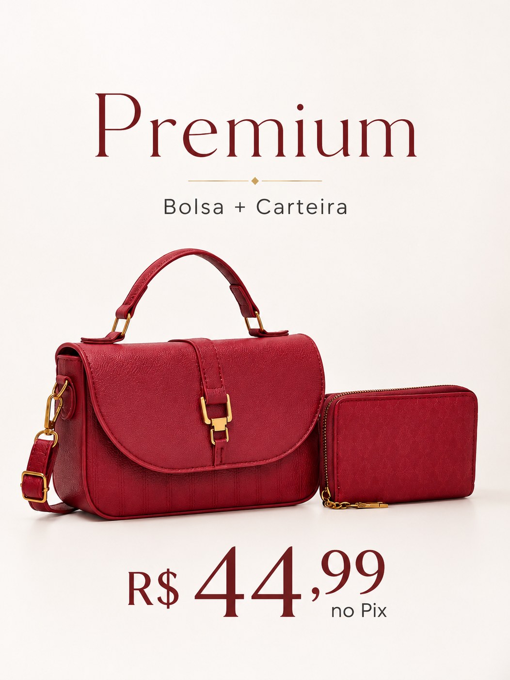 Bolsa 2 em 1 Linha Premium