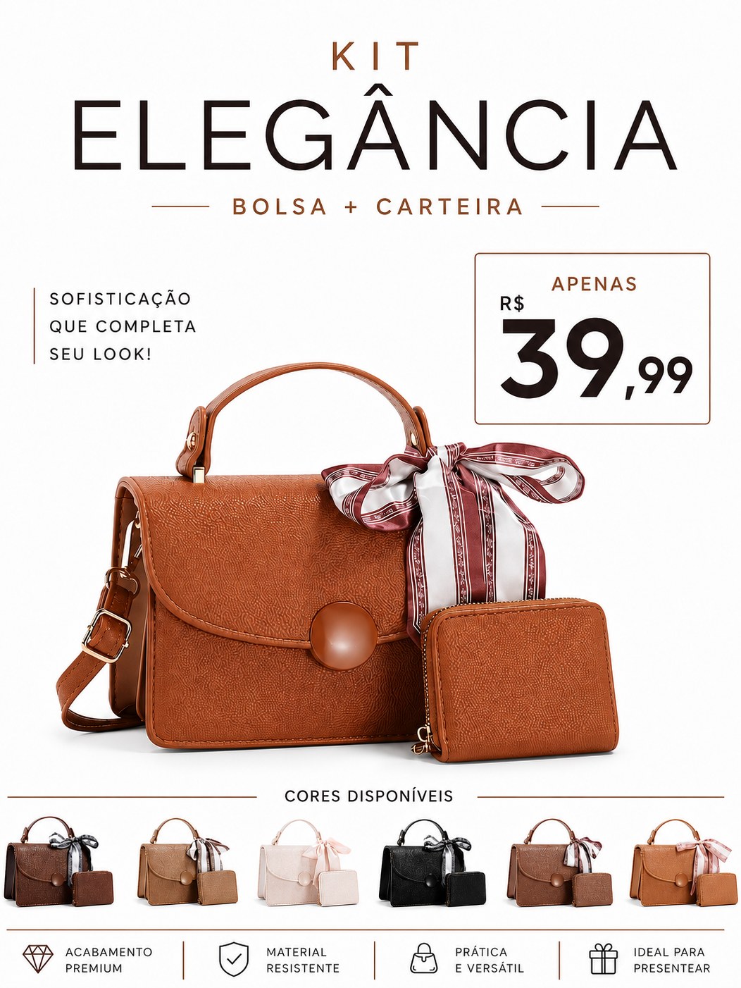 Bolsa Feminina 2 em 1