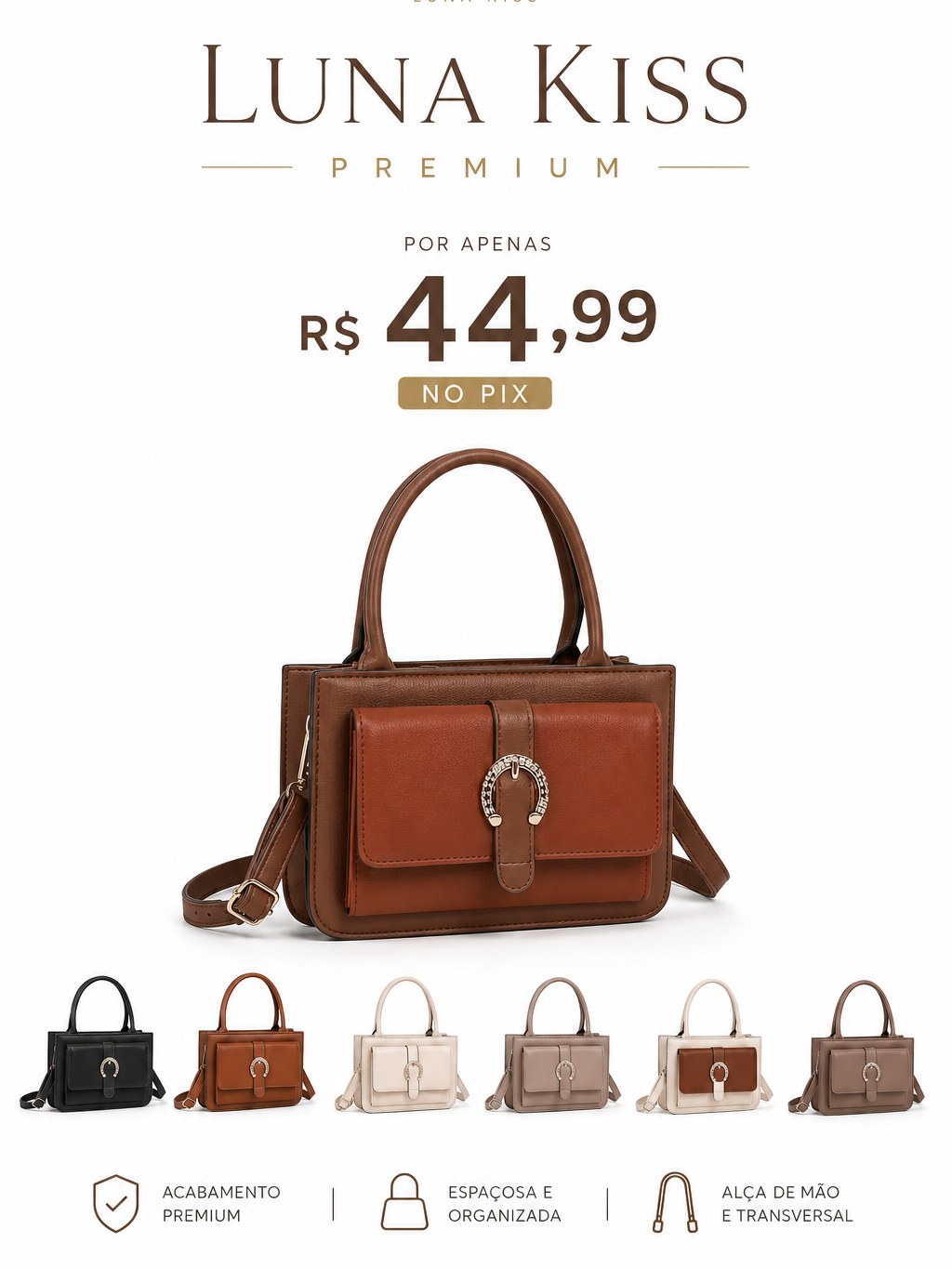 Bolsa Luna Kiss Femenina