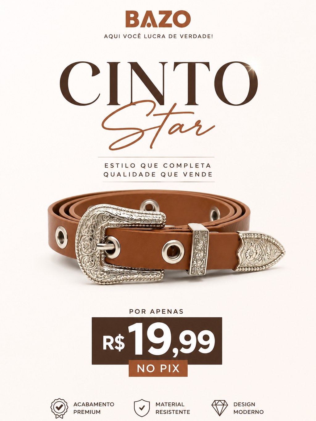 Cinto Star feminino
