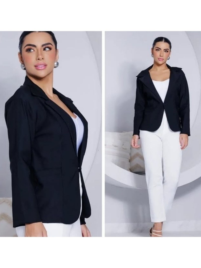 Blazer Em Bengaline Feminino