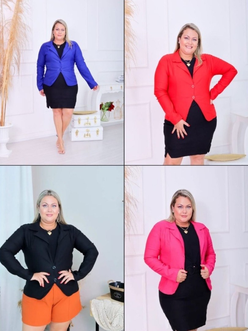 Blazer Plus Size Feminino