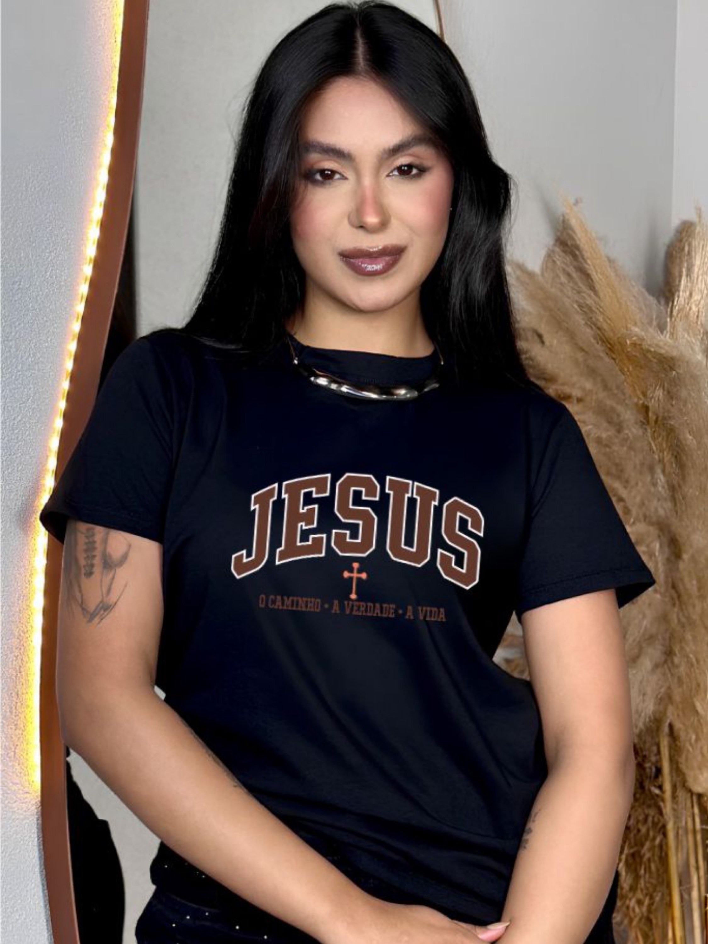 T-Shirt Jesus Feminina