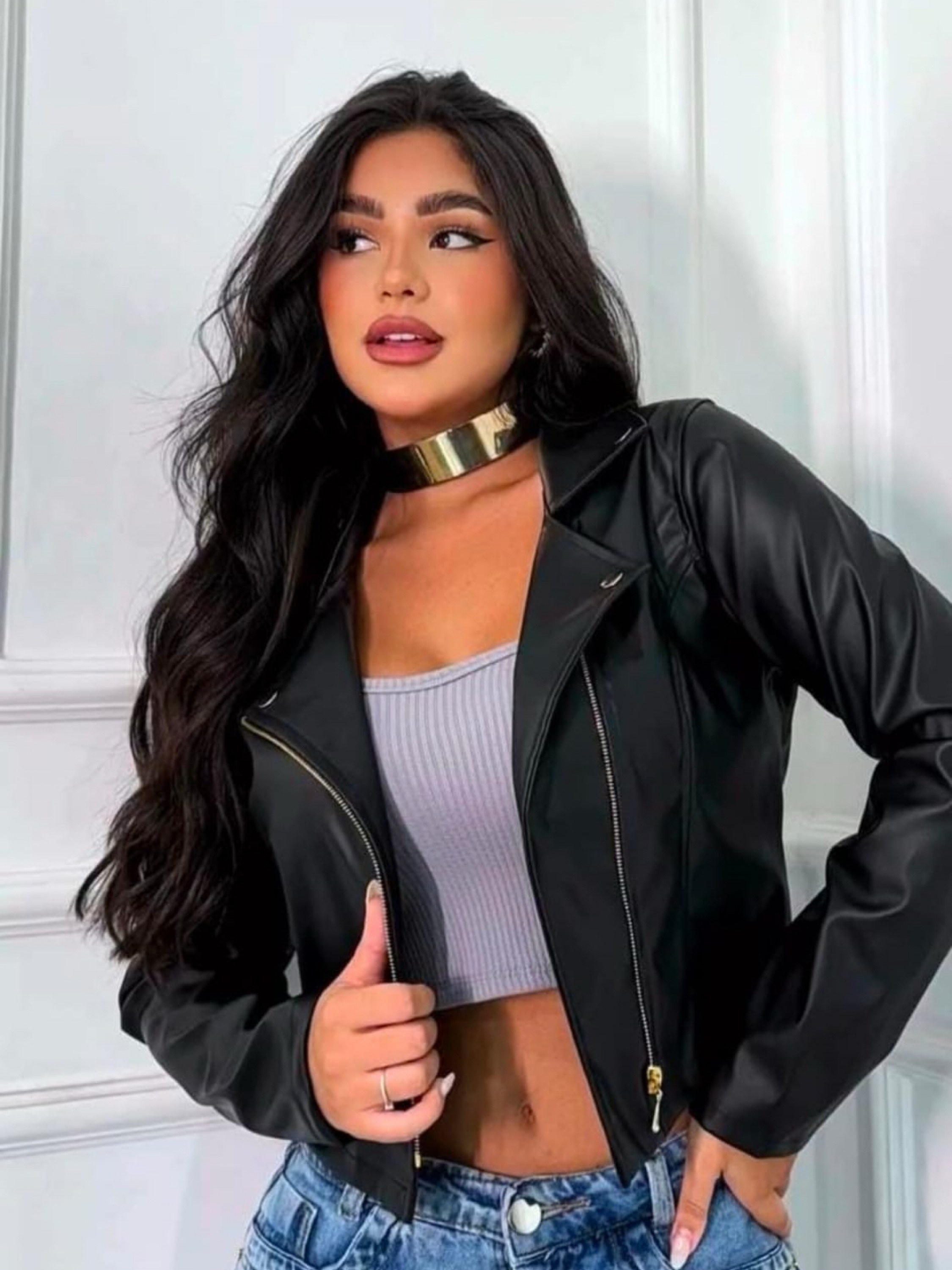 Jaqueta Courino Feminina