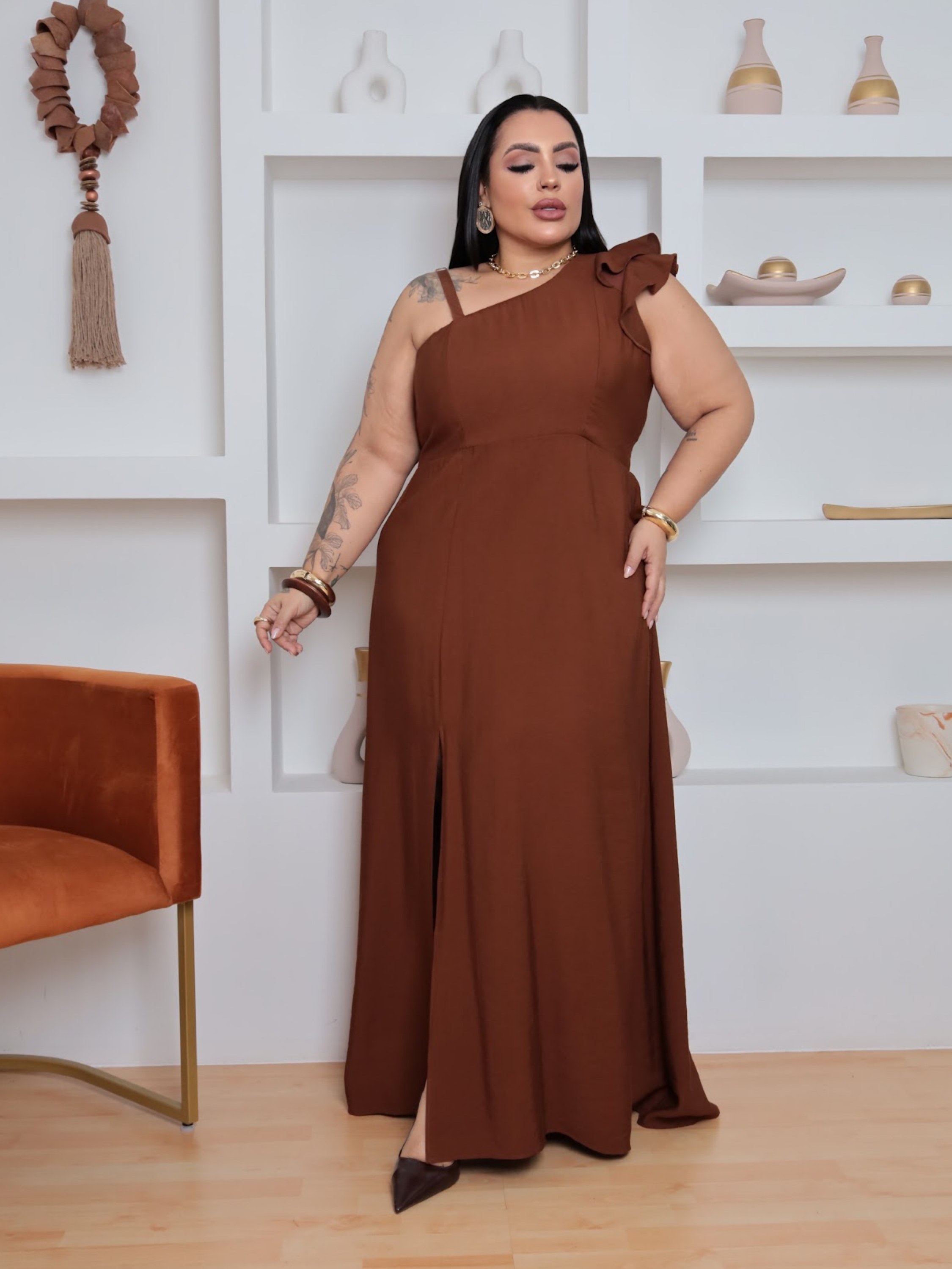 Vestido Flavia Plus Size Feminino
