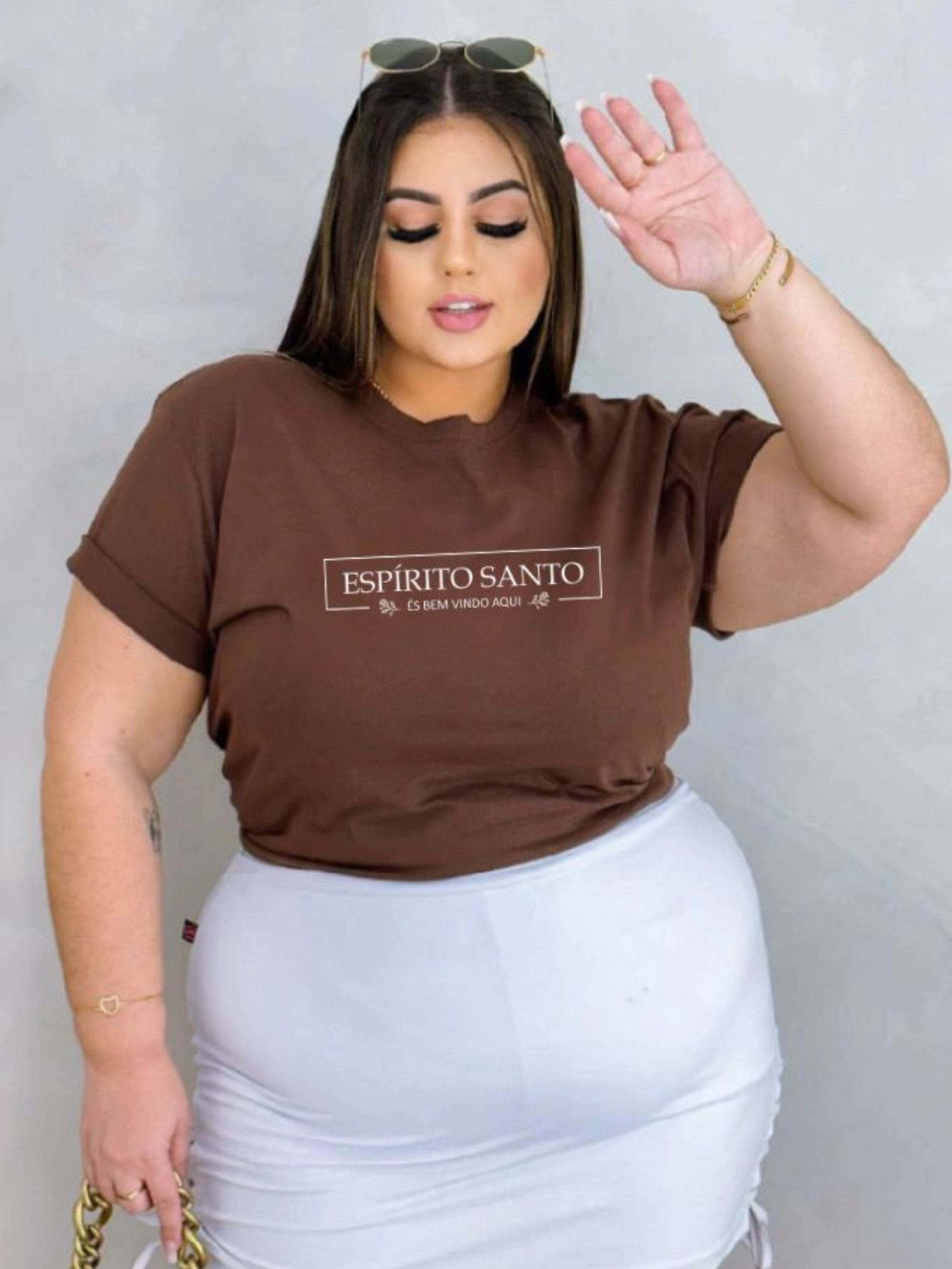 T-Shirt Espírito Santo Plus Size Feminina